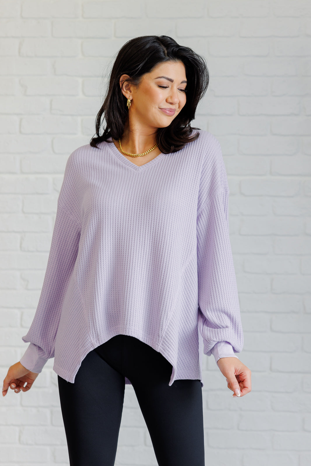 Good Things Are Coming V-Neck Top in Lavender - 11/29/2024