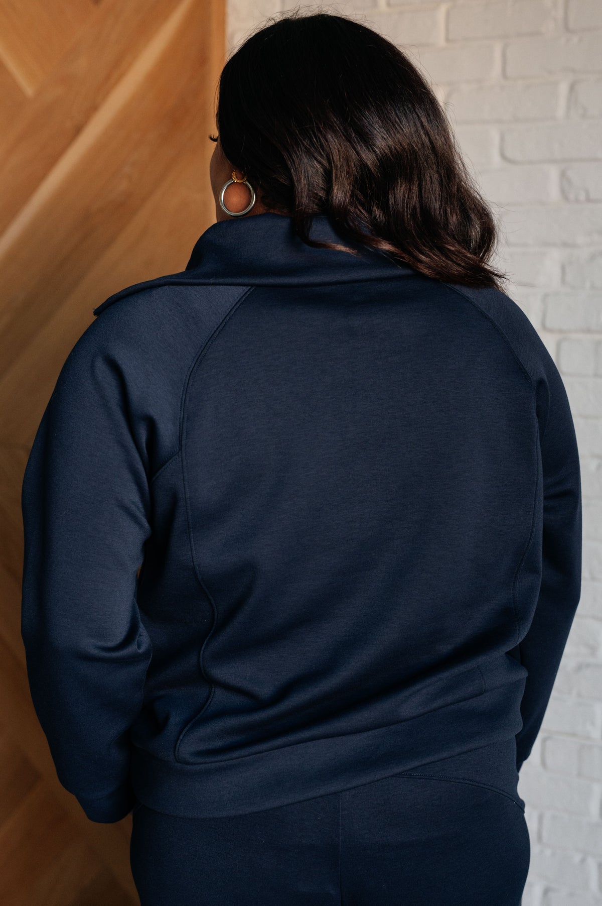 Hamptons Travel Half Zip Pullover in Navy - 8/14/2025