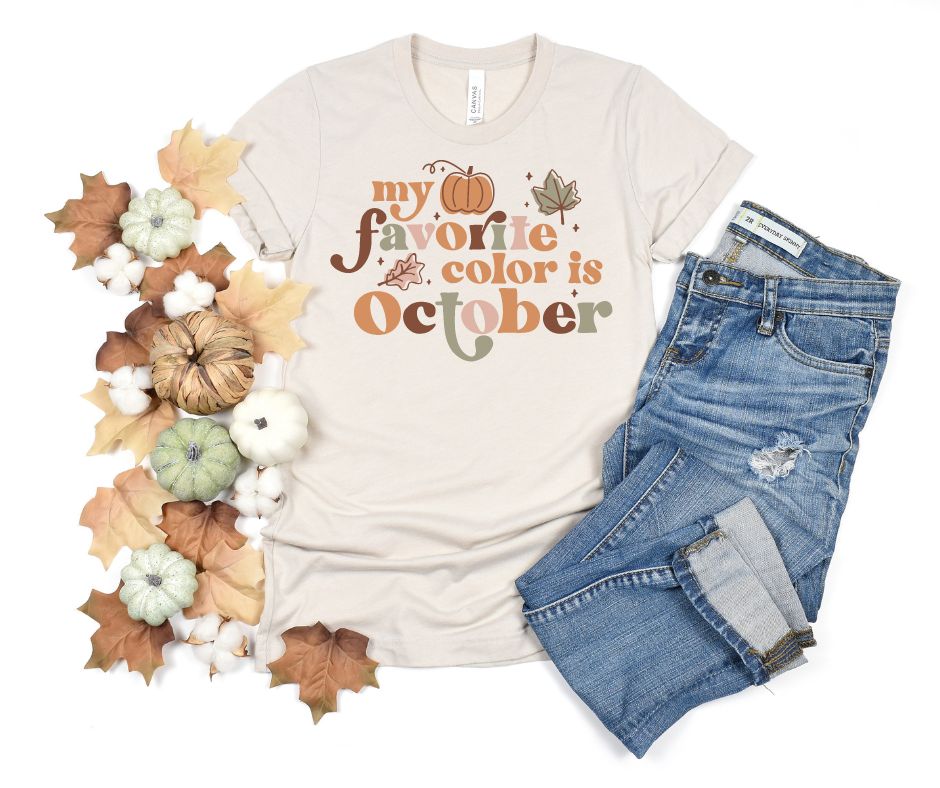 My Favorite October Graphic Tee - RTS