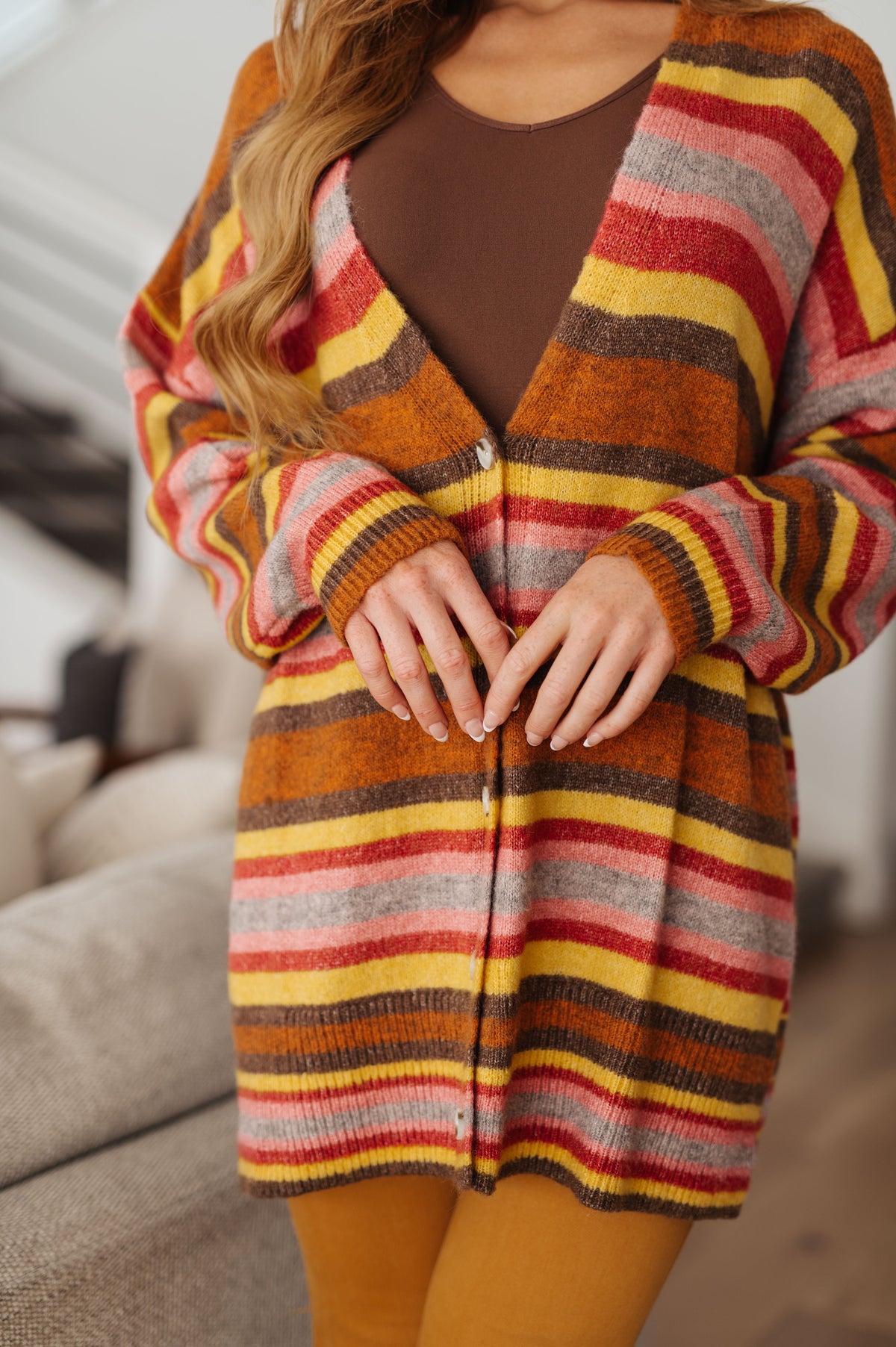 Henny Penny Striped Cardigan - 9/26/2023