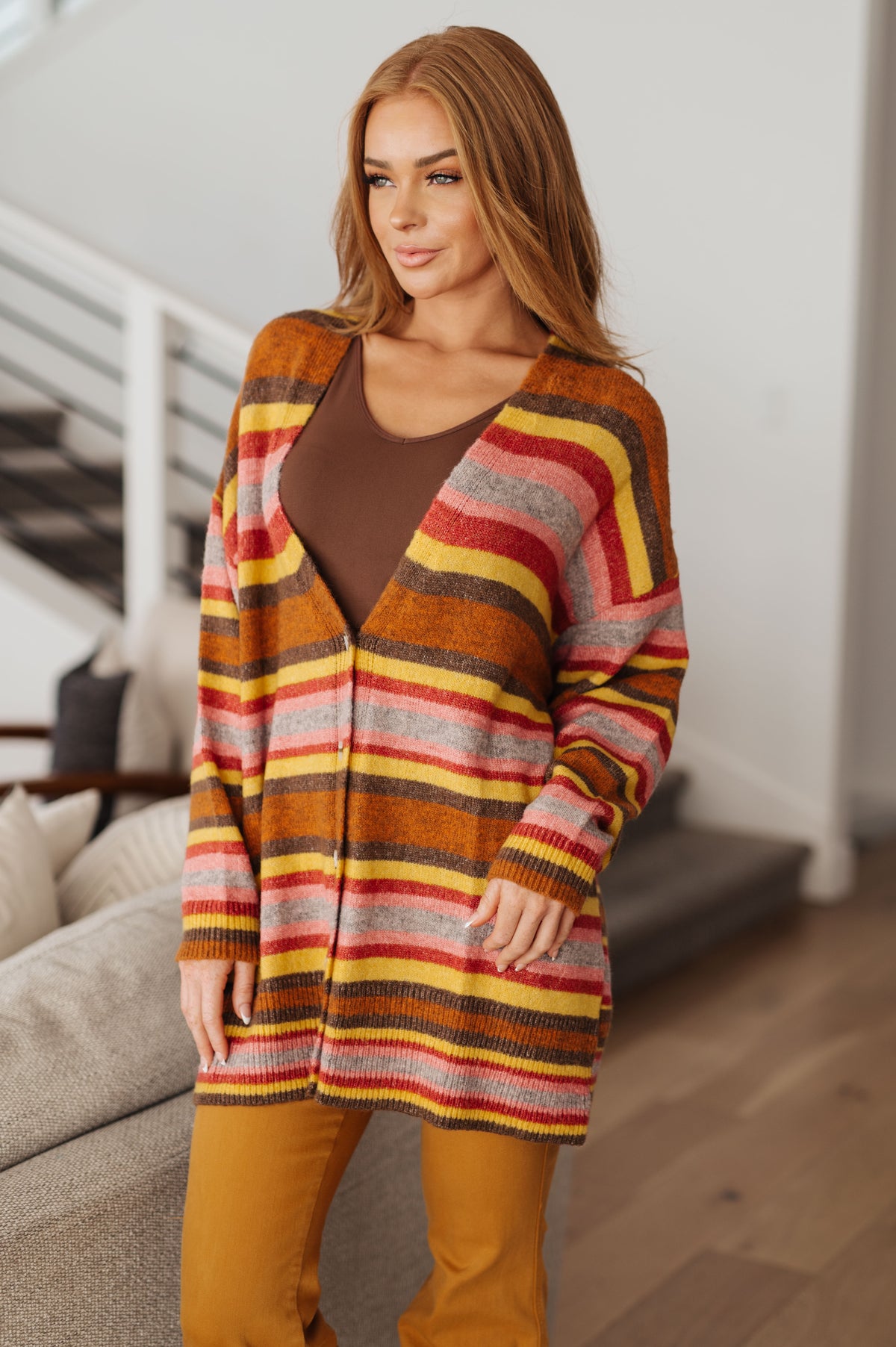 Henny Penny Striped Cardigan - 9/26/2023