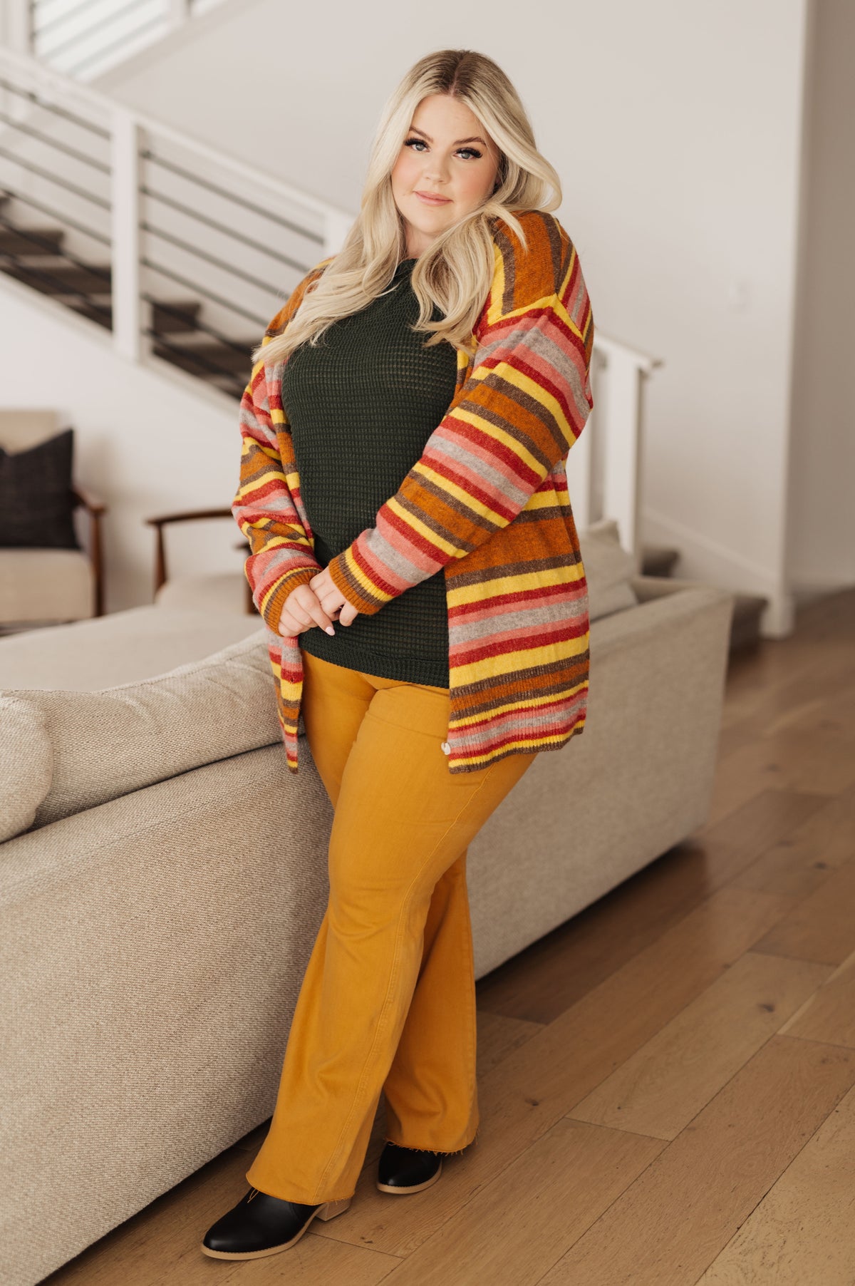 Henny Penny Striped Cardigan - 9/26/2023