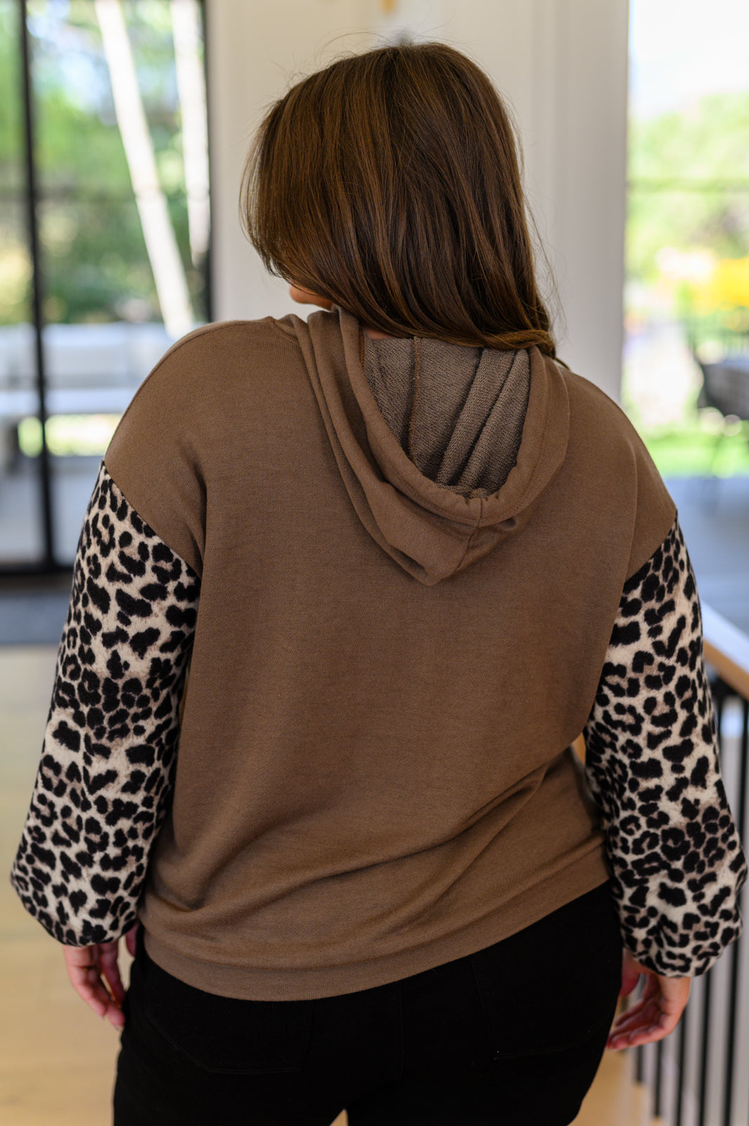 Here And There Leopard Print Hoodie - 9/21/2023