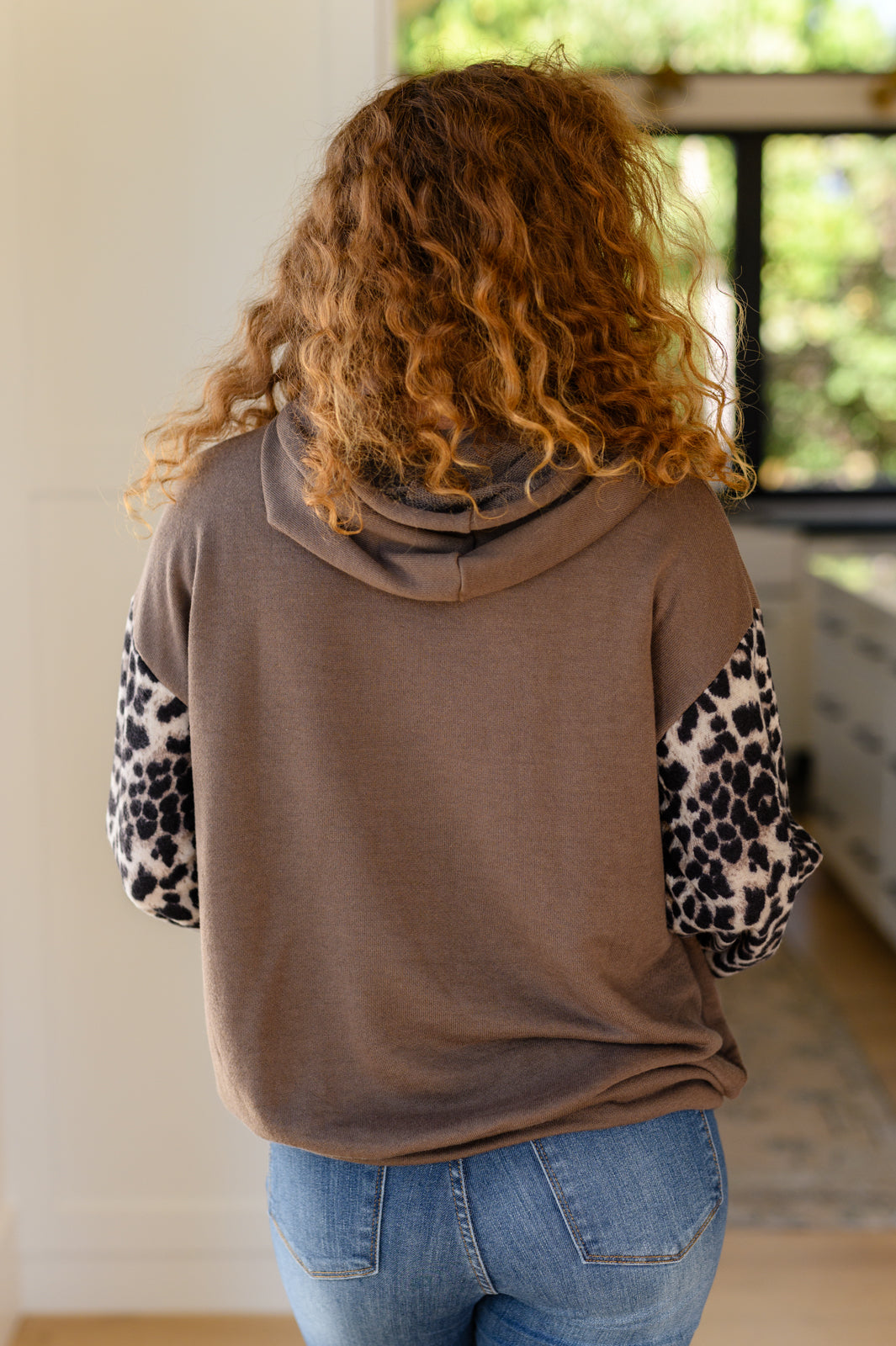 Here And There Leopard Print Hoodie - 9/21/2023
