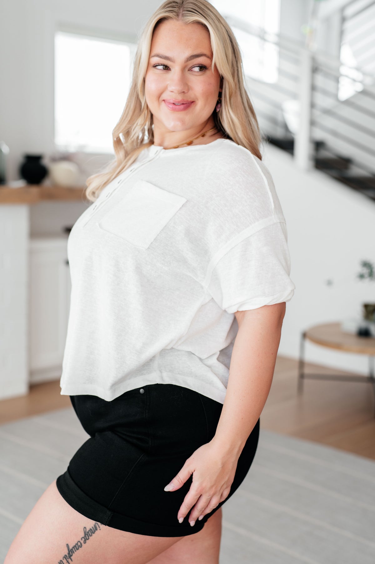 Hipster Henley Top - 5/19/2025