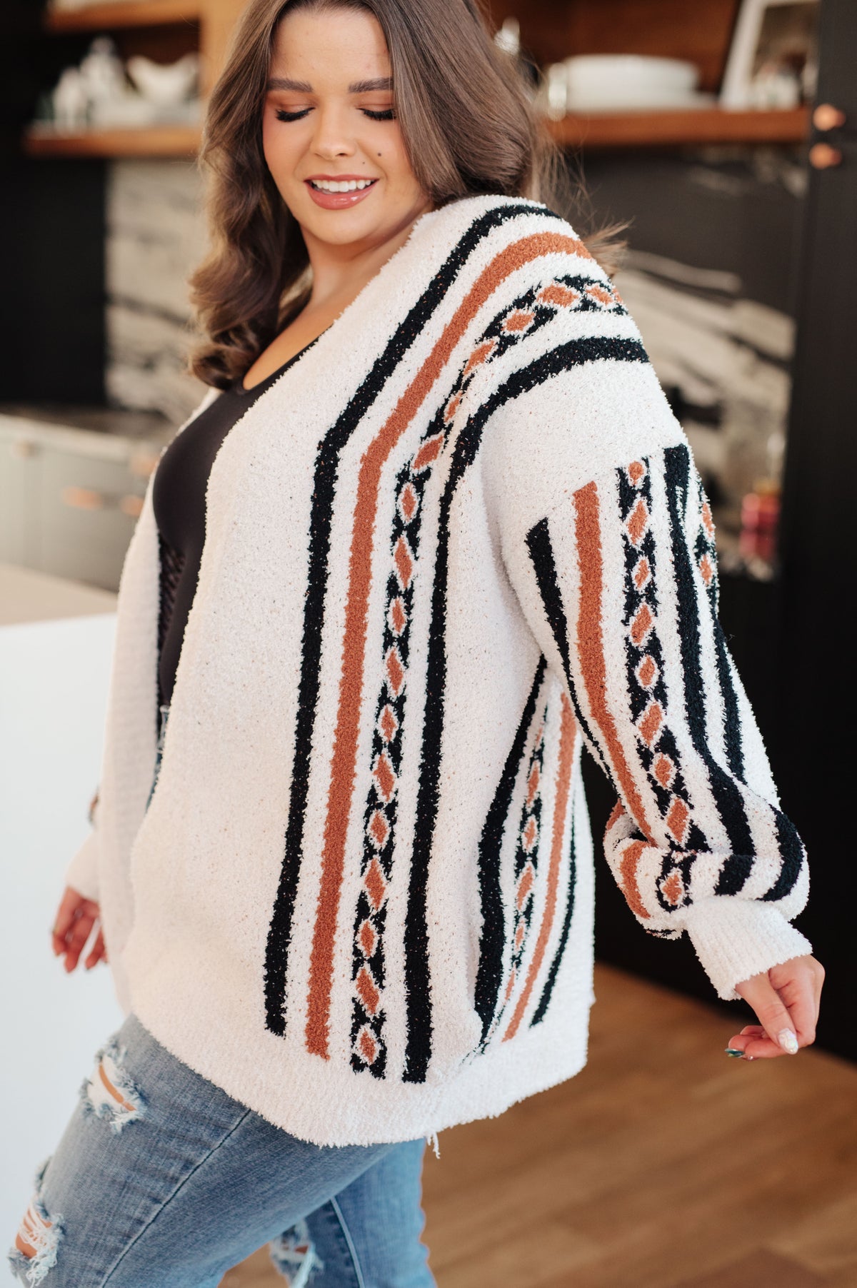 Holding On Aztec Print Cardigan - 11/10/2025