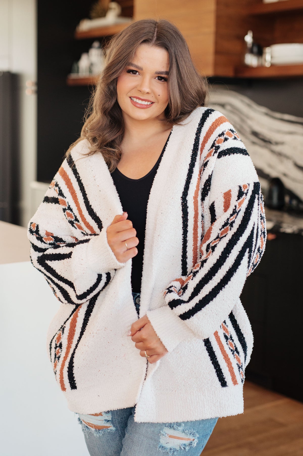 Holding On Aztec Print Cardigan - 11/10/2025