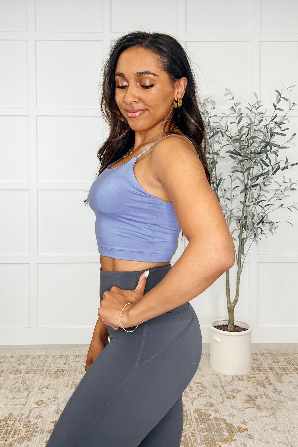 Hot Yoga Tank in Blue Hyacinth - 4/22/2025