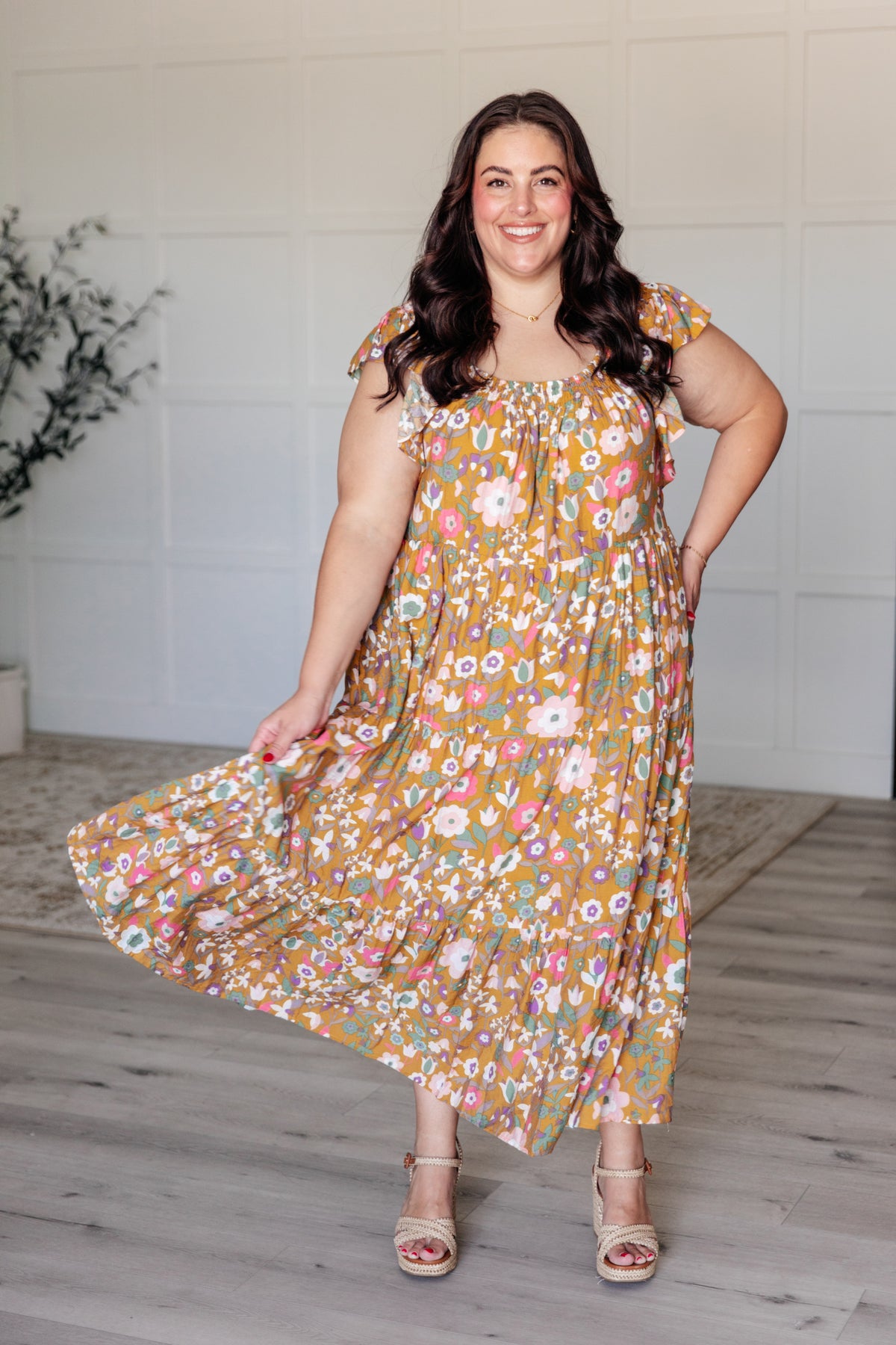 I Done It Good Flutter Sleeve Dress - 7/31/2025