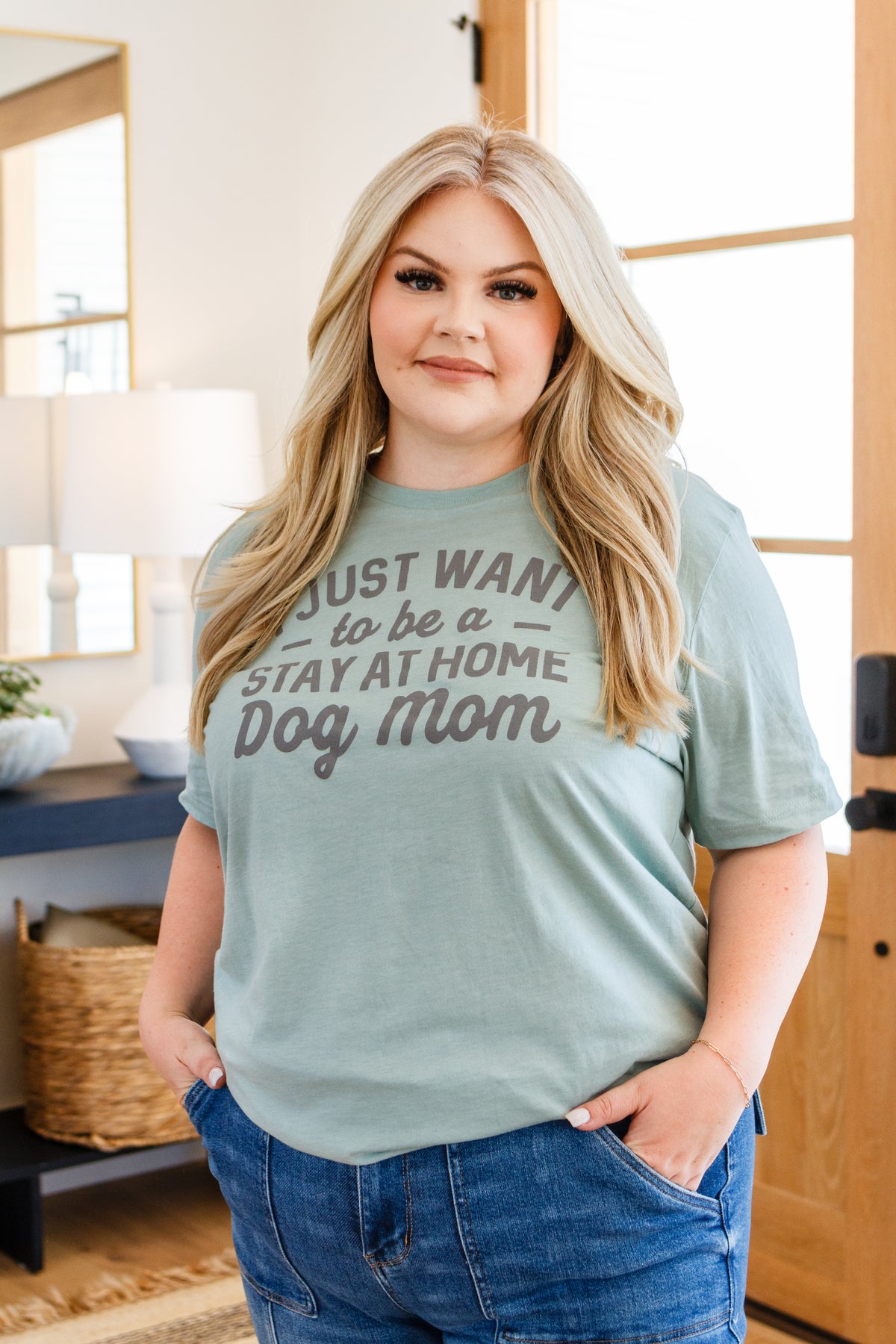 Stay At Home Dog Mom Graphic Tee - 10/9/2023