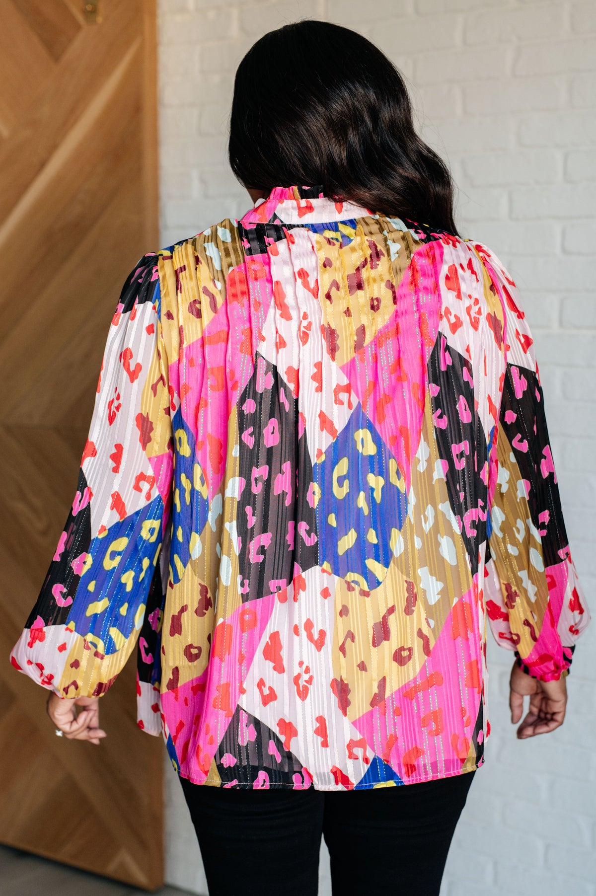 In The Wild Animal Print Blouse - 9/9/2025 NEW