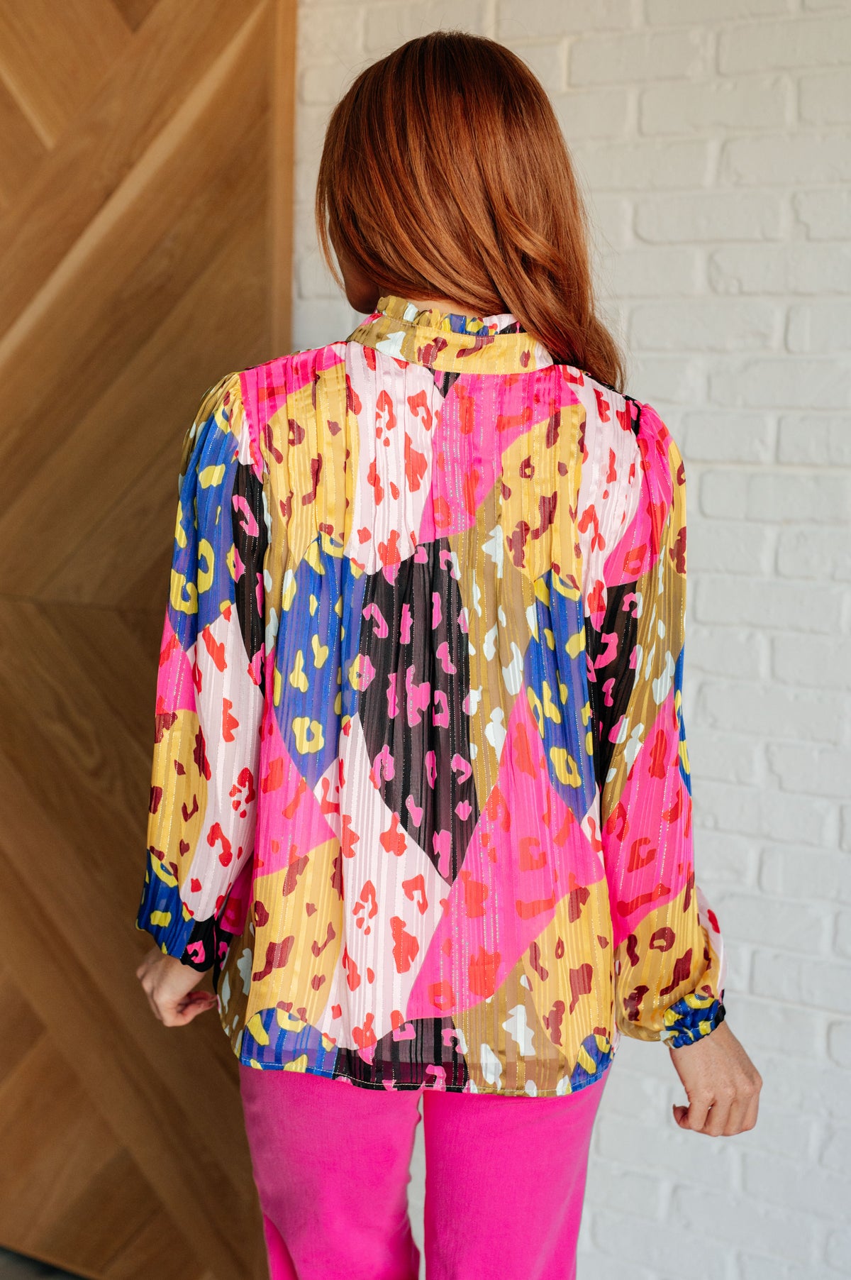 In The Wild Animal Print Blouse - 9/9/2025 NEW
