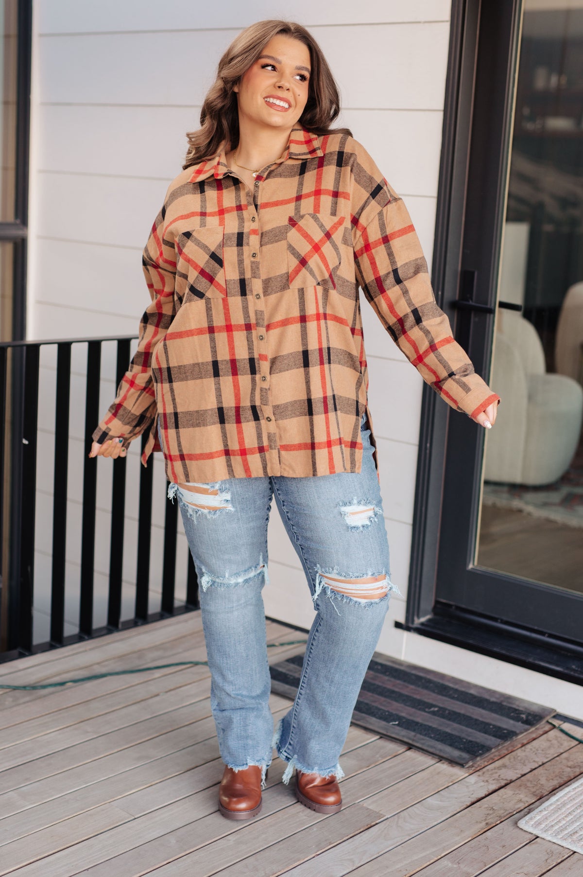 Is It Really Oversized Plaid Button Up - 10/2/2025