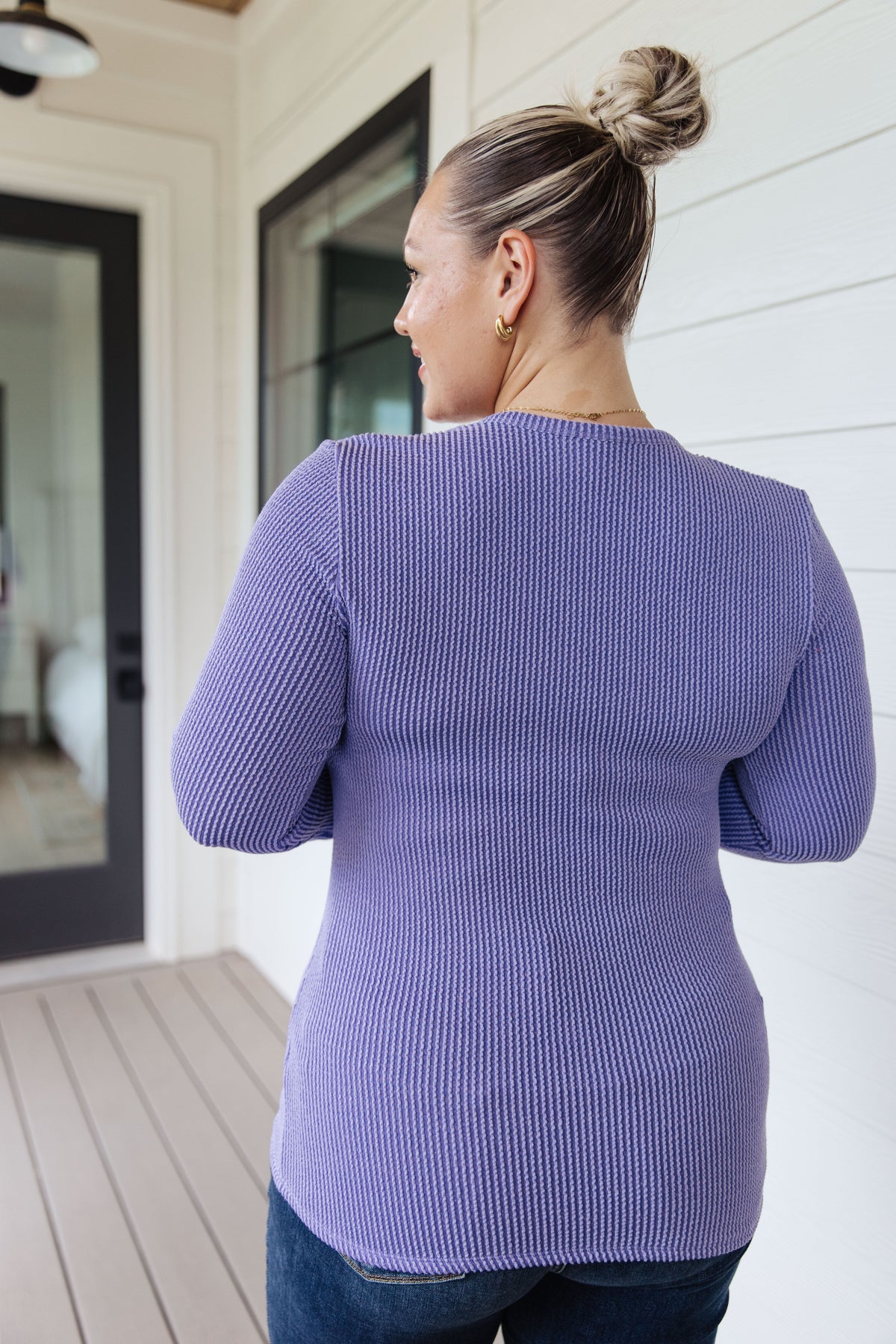 It's My Time Ribbed Long Sleeve Top - 9/12/2023