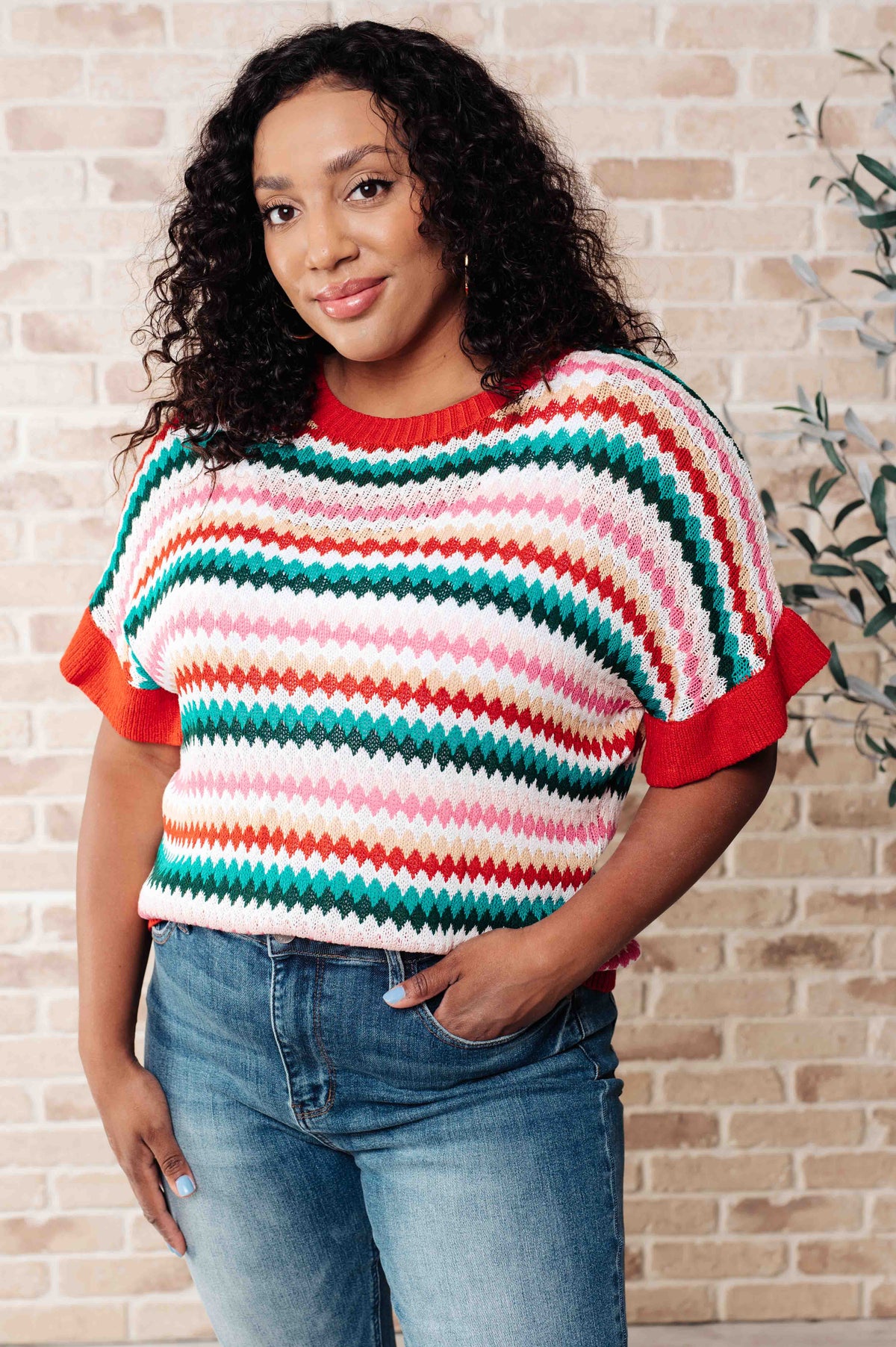 It's a Go Striped Knit Top - 6/19/2025