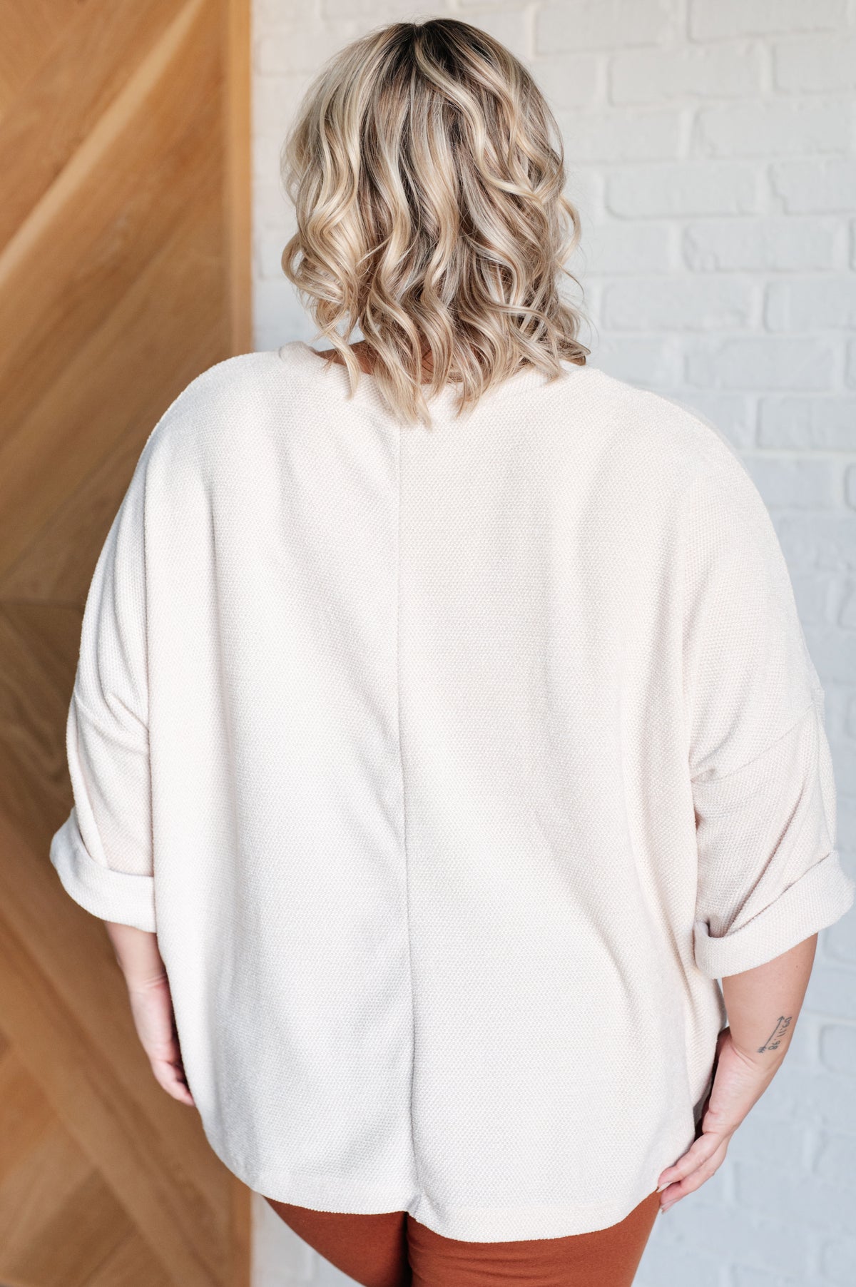 Ivory Thoughts Chenille Blouse - 9/15/2025