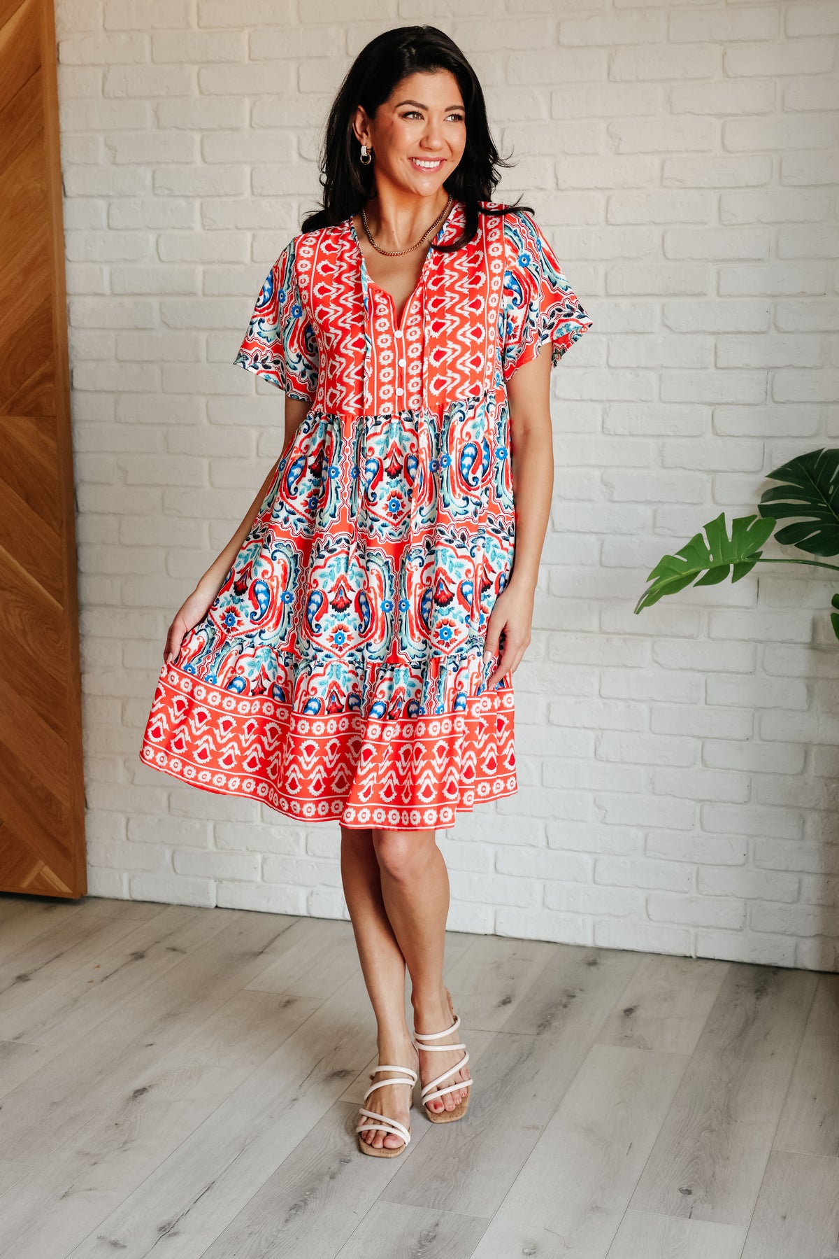 Journey On Mixed Print Dress - 4/24/2025
