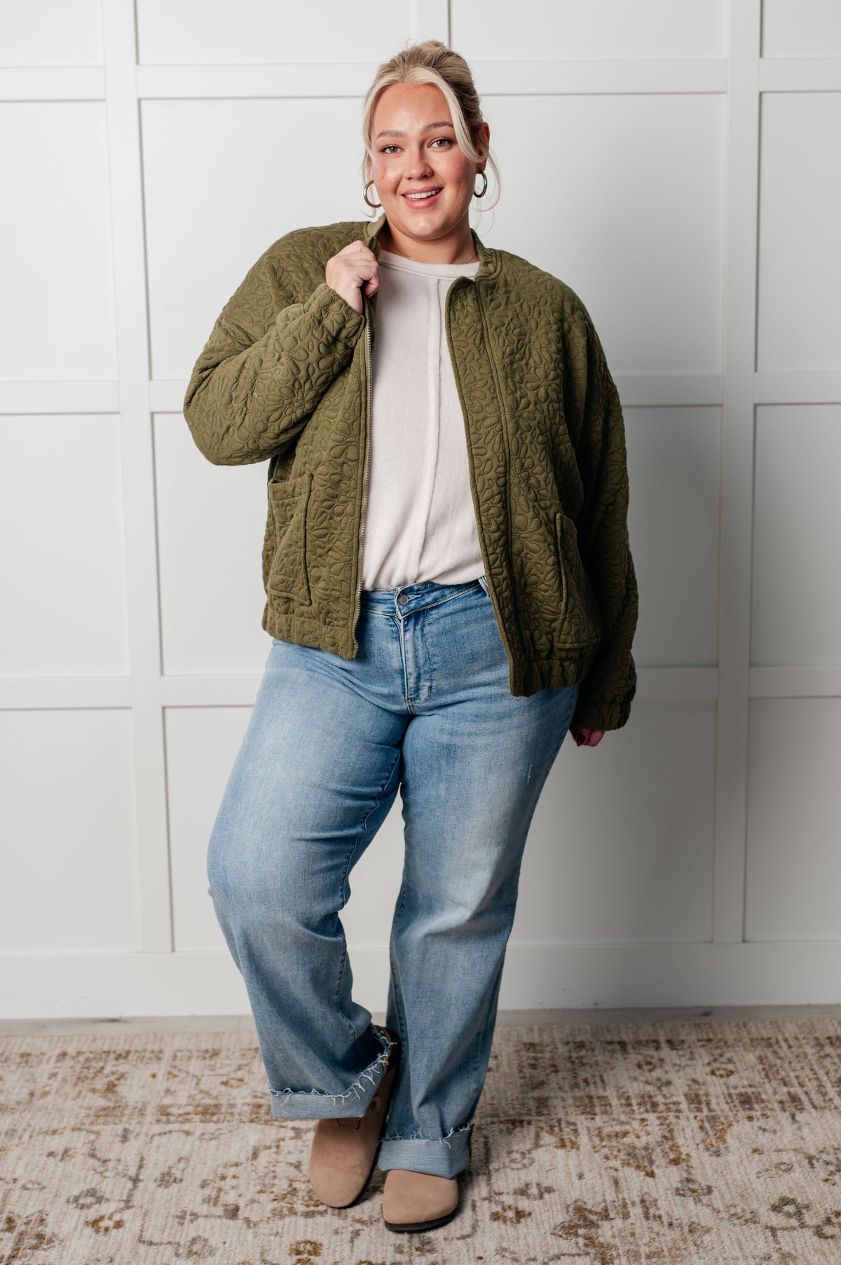 Jungle Explorer Quilted Zip Up Jacket - 1/16/2025