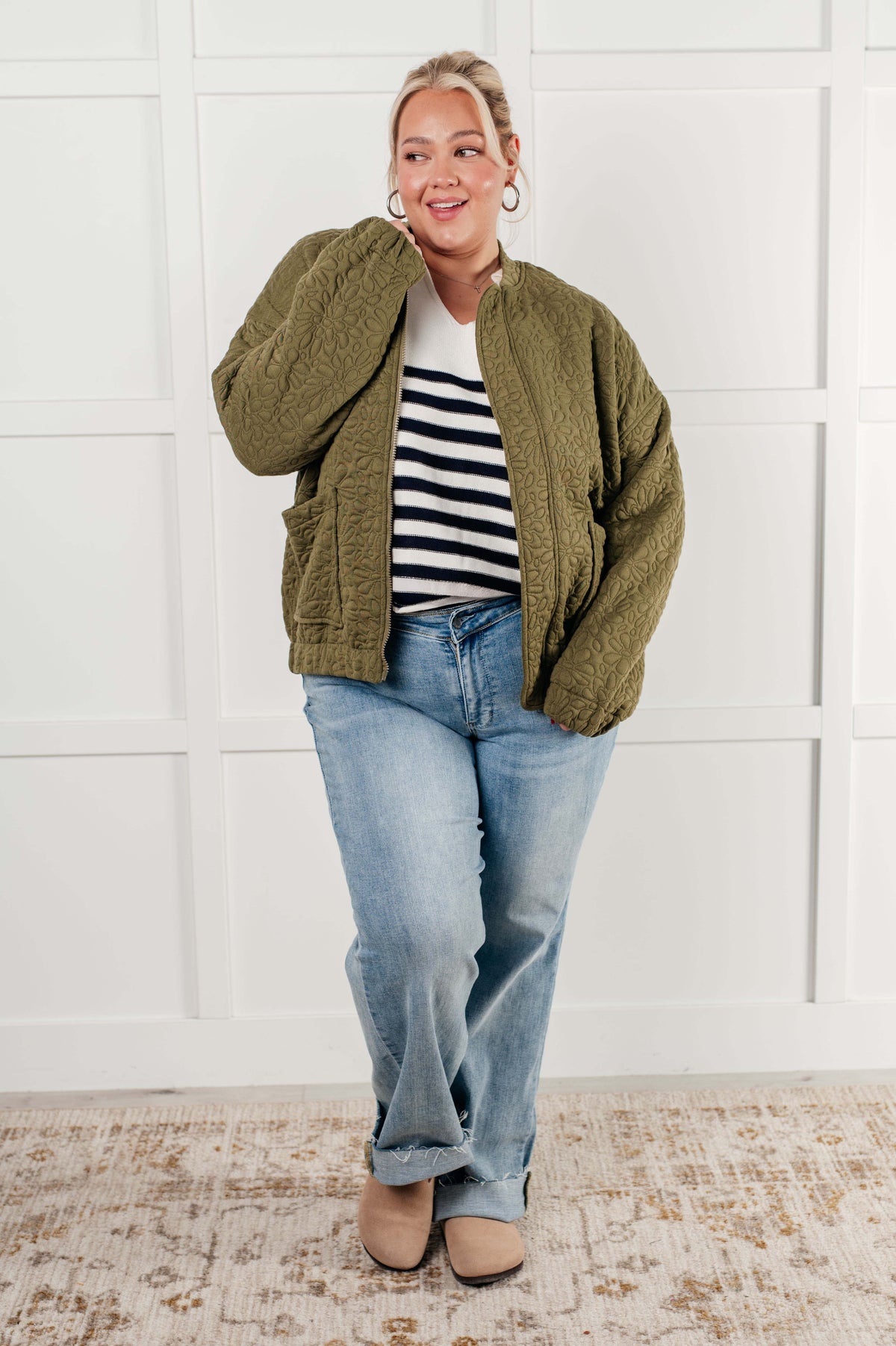 Jungle Explorer Quilted Zip Up Jacket - 1/16/2025