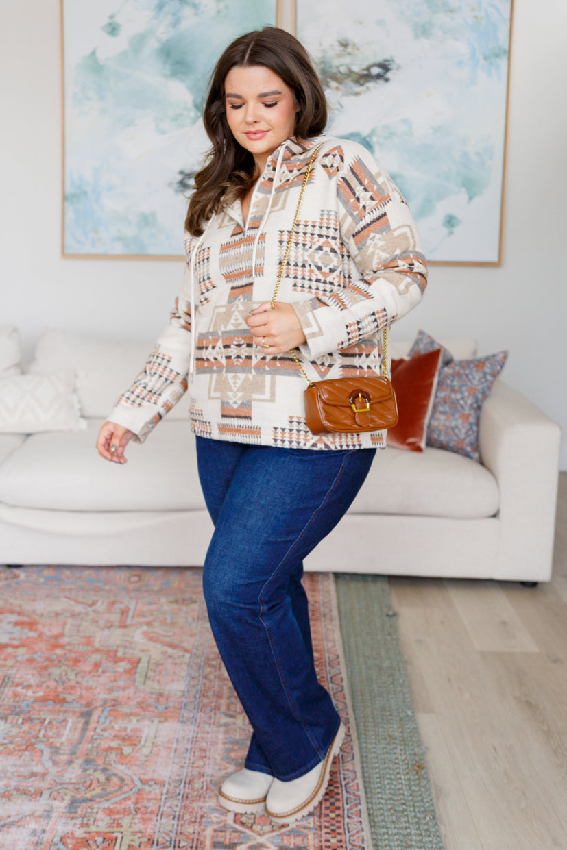 Just Going For It Aztec Hoodie - 11/6/2025