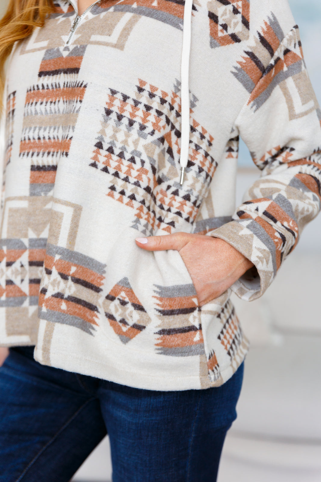 Just Going For It Aztec Hoodie - 11/6/2025