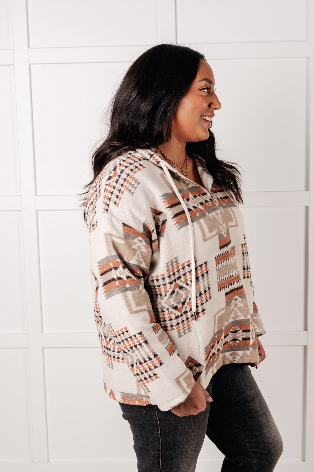 Just Going For It Aztec Hoodie - 11/6/2025