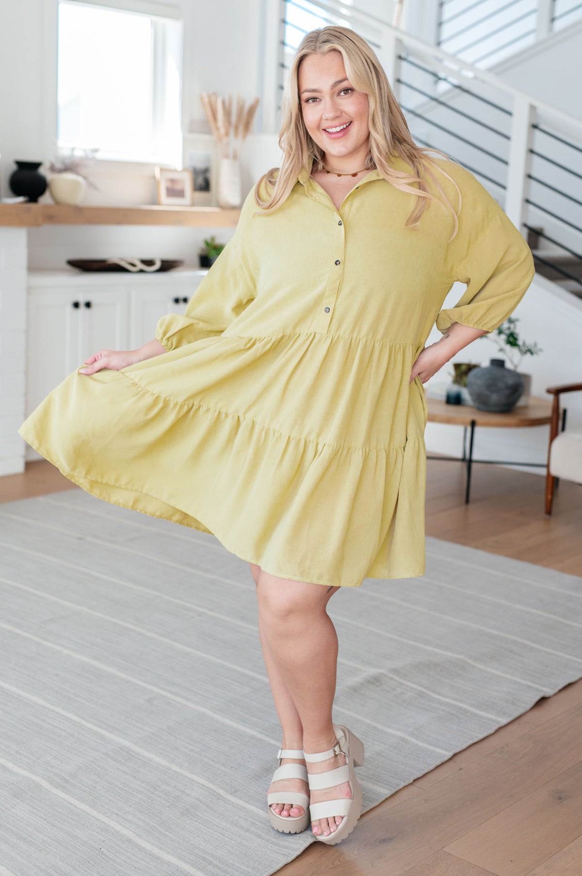 Just Like Honey Tiered Dress - 3/17/2025