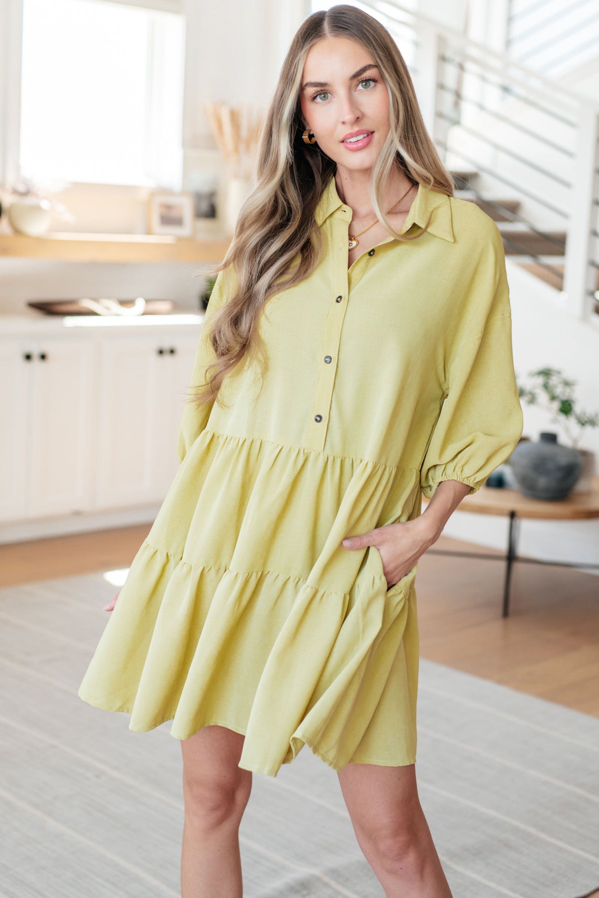 Just Like Honey Tiered Dress - 3/17/2025