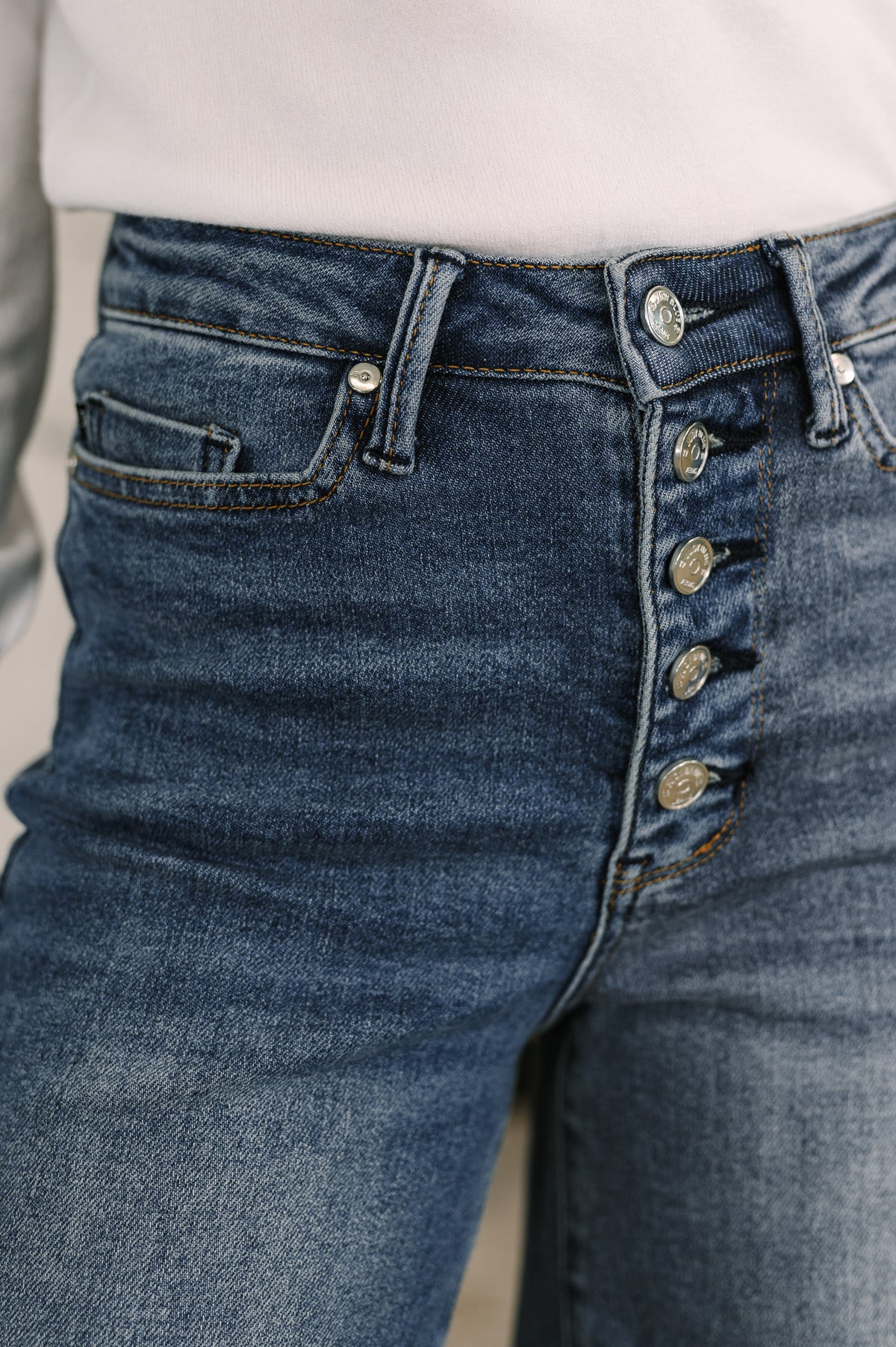 Karla High Waist Column Straight Button-Fly & Back Welt Pkts - 9/17/2025 NEW