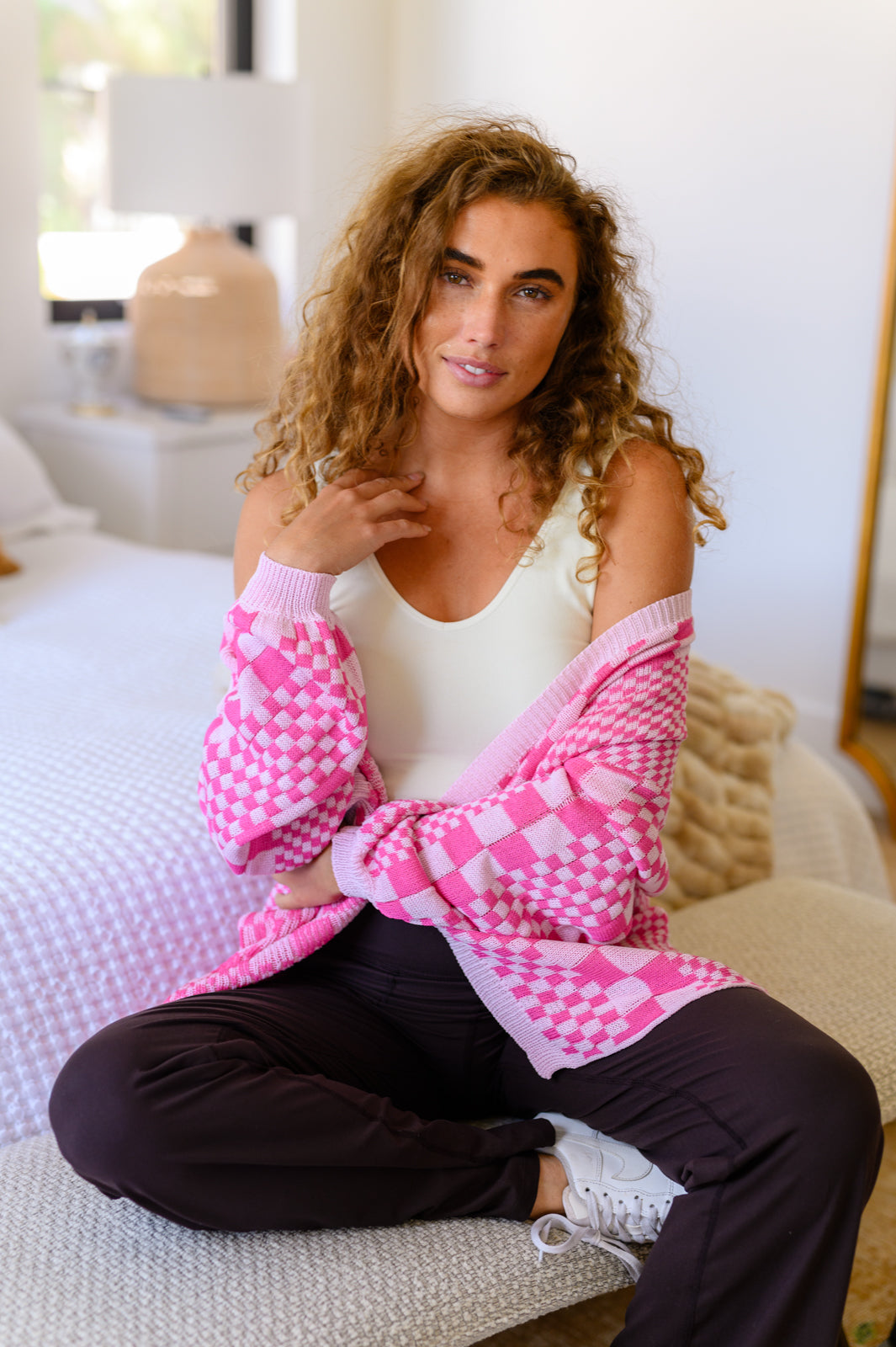 Keep On Driving Checkered Cardigan - 9/19/2023