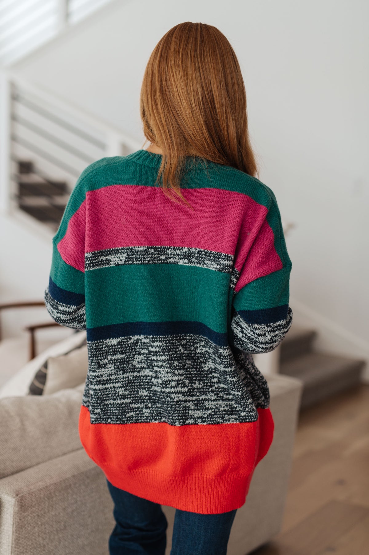 Keep it Cozy Striped Cardigan - 9/28/2023