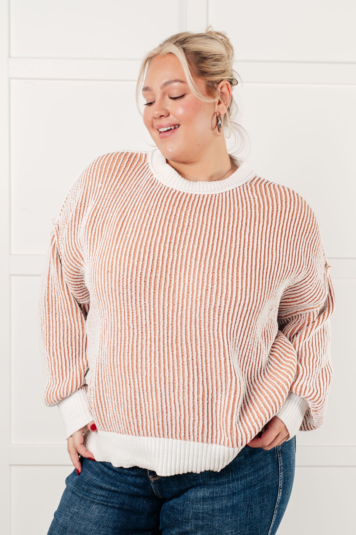 Least High Maintenance Contrast Trim Sweater - 11/3/2025