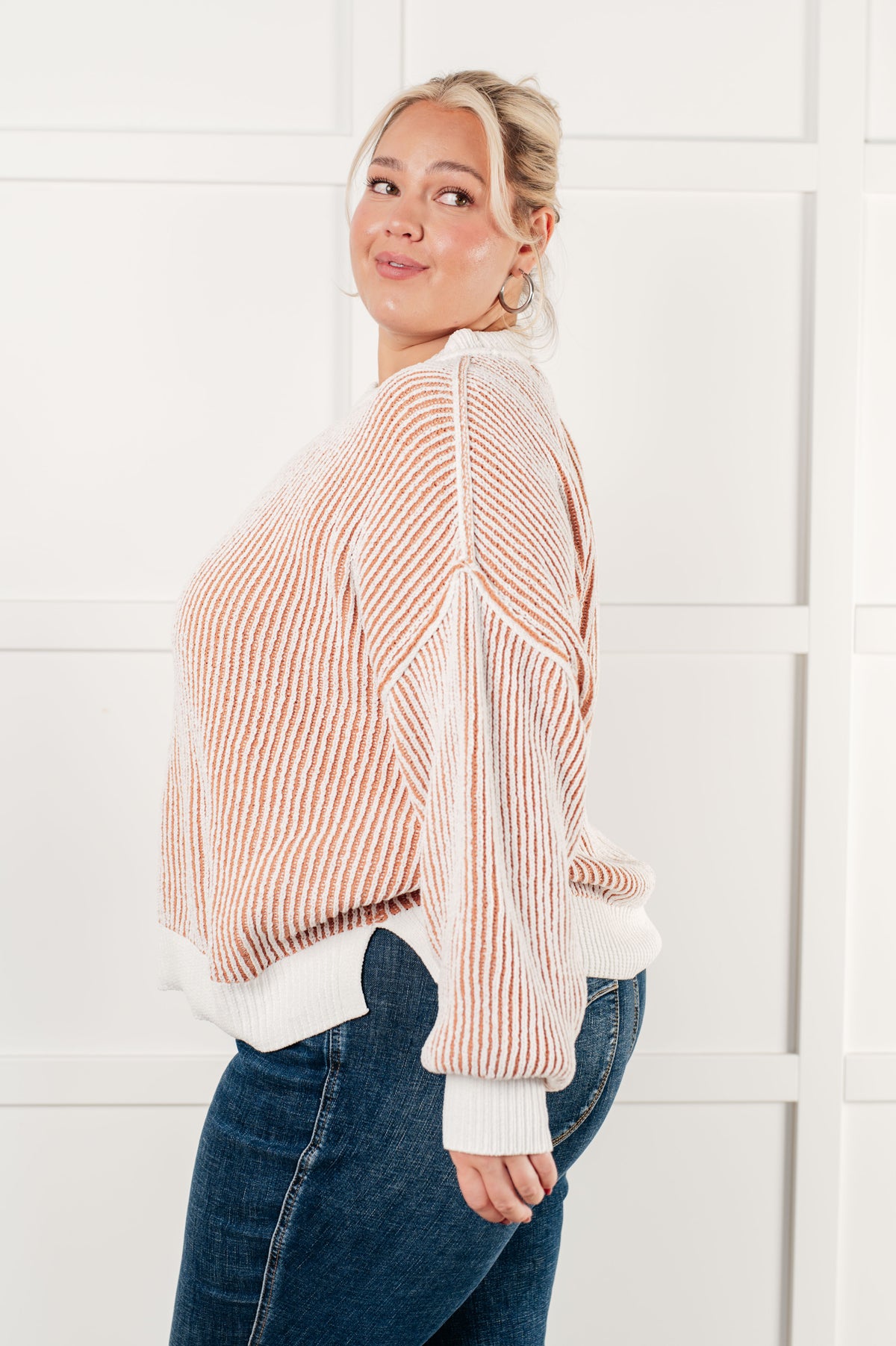 Least High Maintenance Contrast Trim Sweater - 11/3/2025