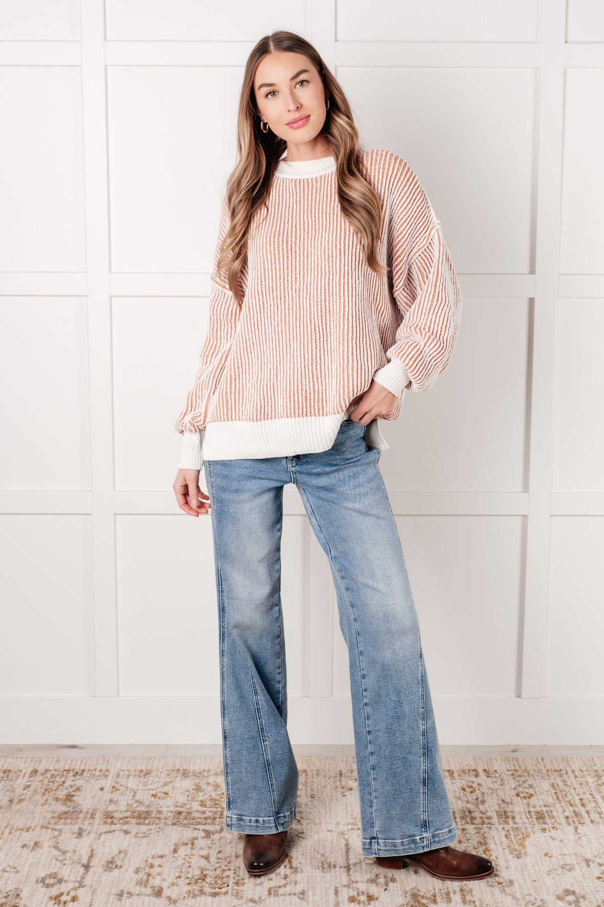 Least High Maintenance Contrast Trim Sweater - 11/3/2025