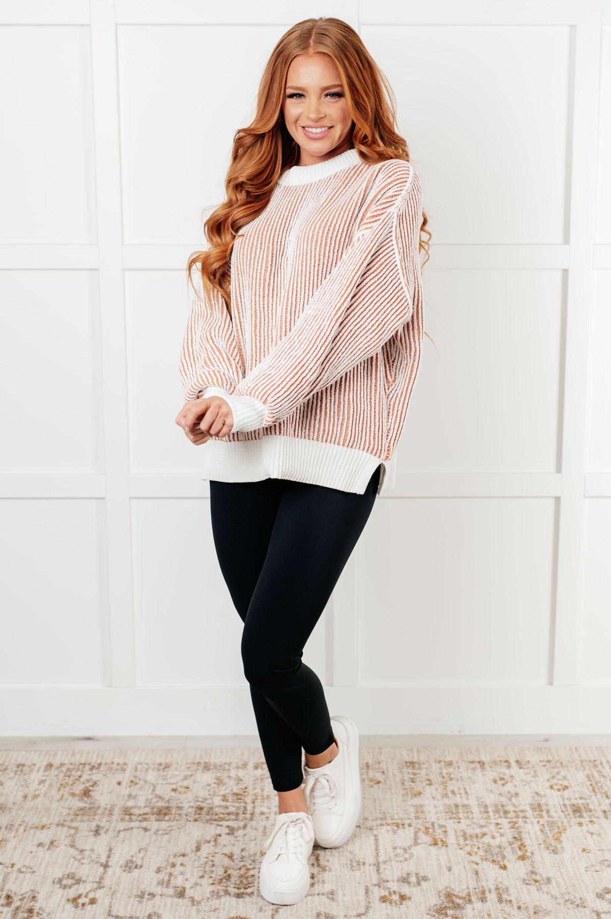 Least High Maintenance Contrast Trim Sweater - 11/3/2025