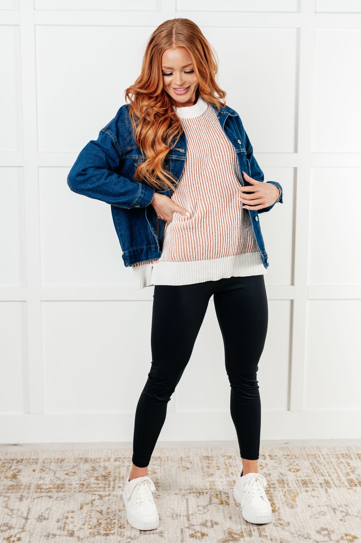 Least High Maintenance Contrast Trim Sweater - 11/3/2025