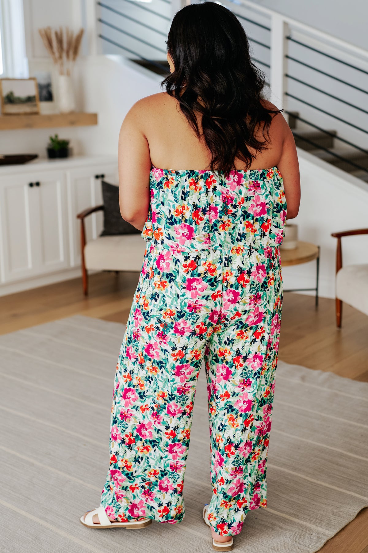 Life of the Party Floral Jumpsuit in Green - 5/7/2024