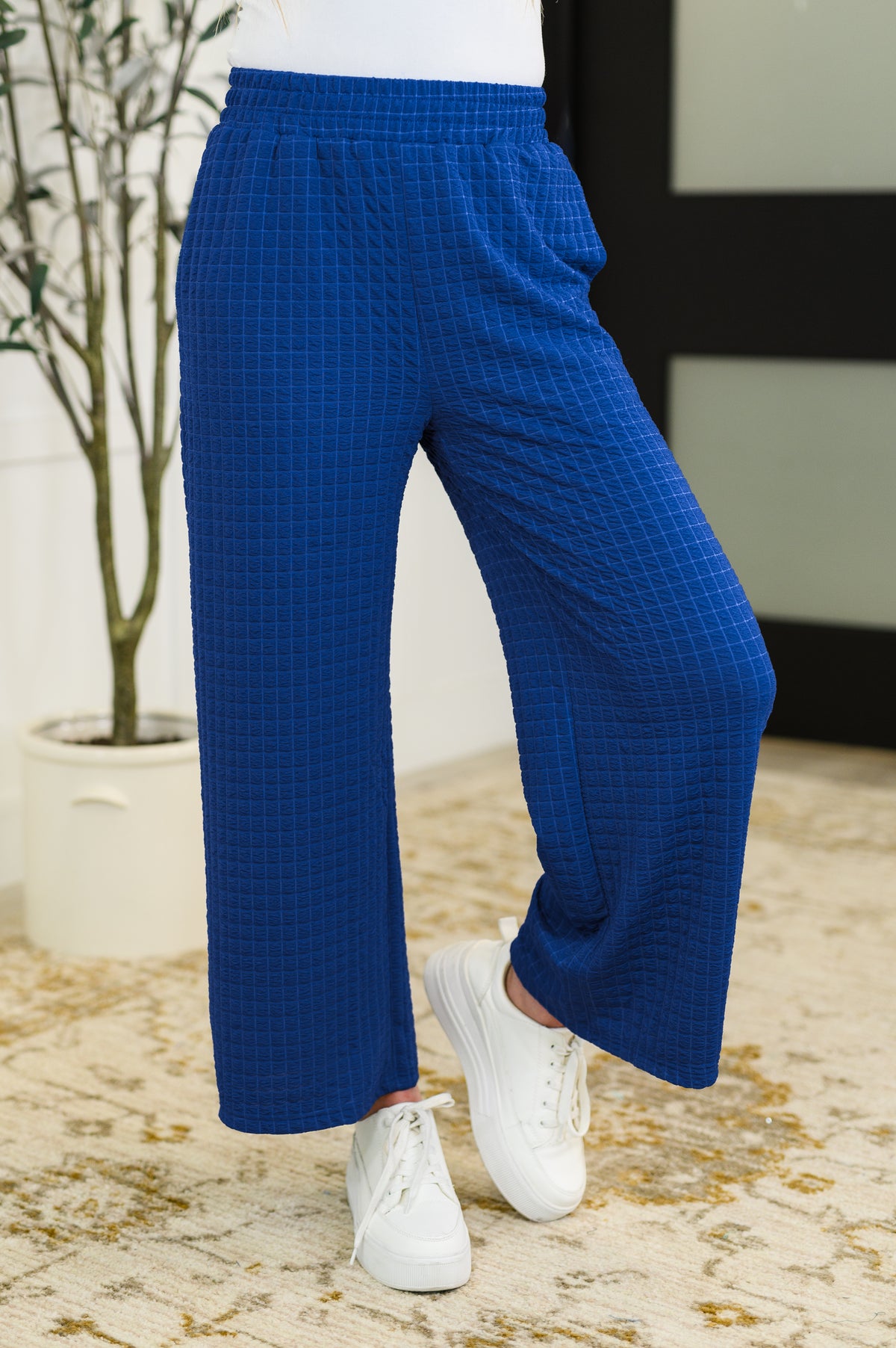 Listen Intently Textured Top and Pants Set - 5/30/2025 NEW