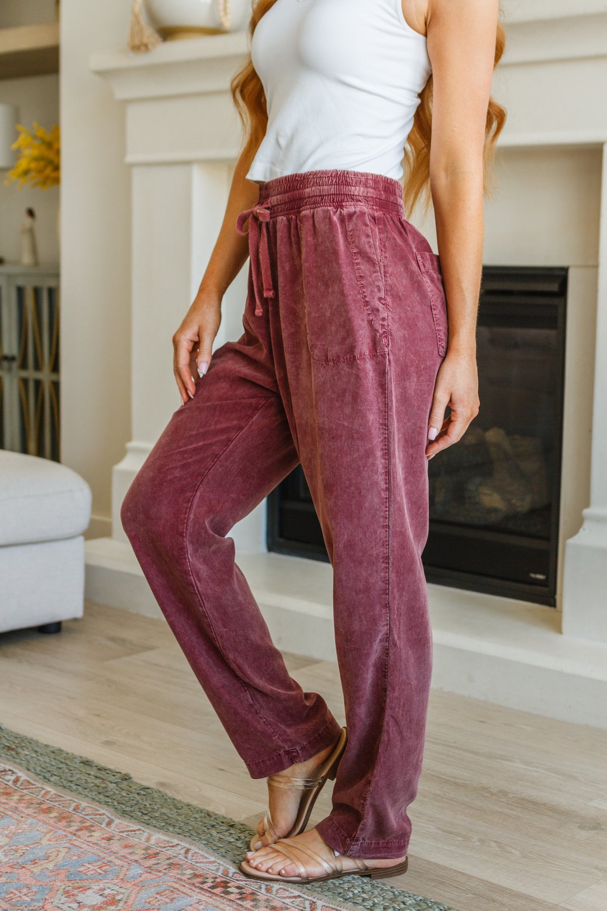 Listen to Me High Rise Mineral Wash Pants - 8/3/2023