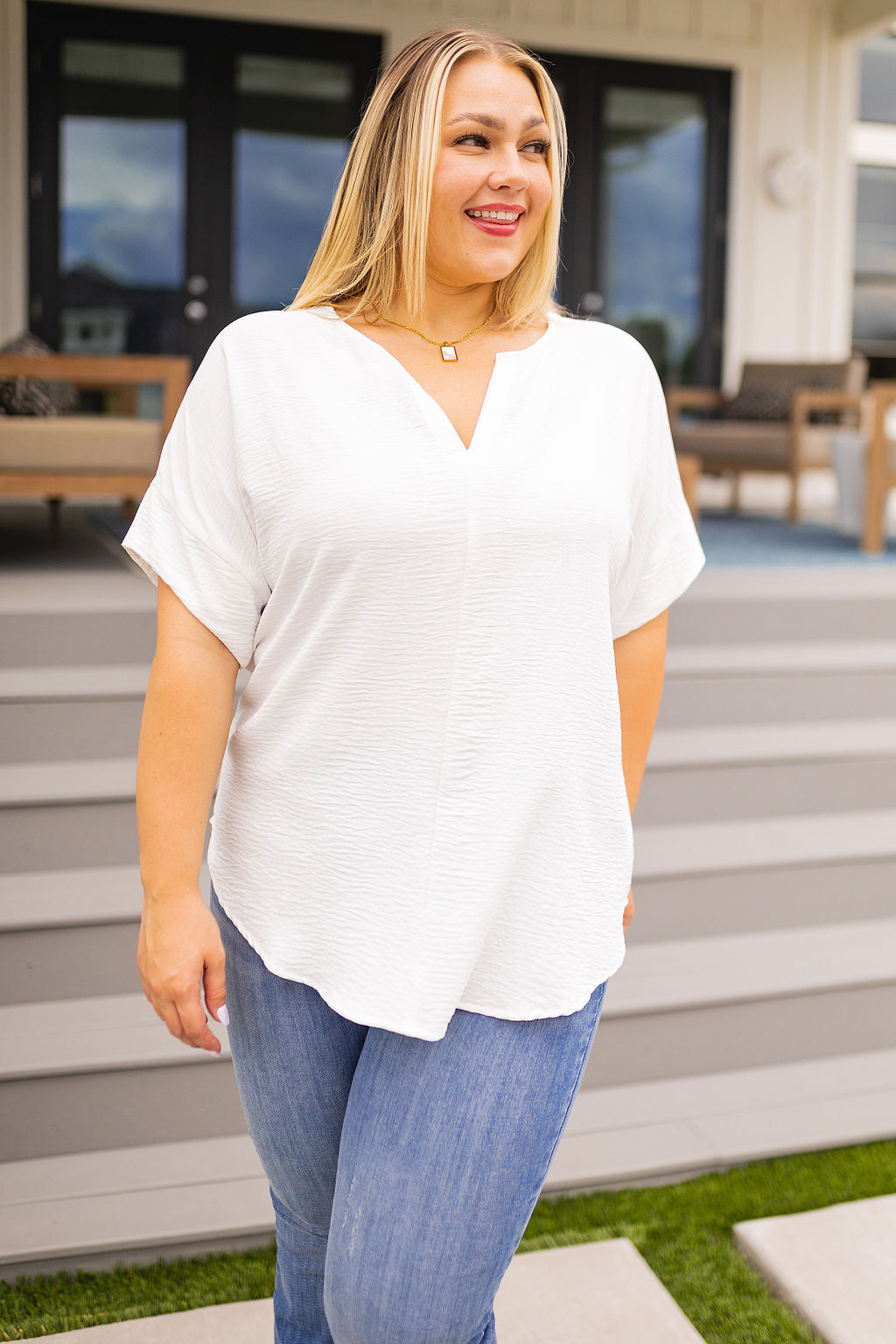 Love Fool Top in White - 7/7/2023