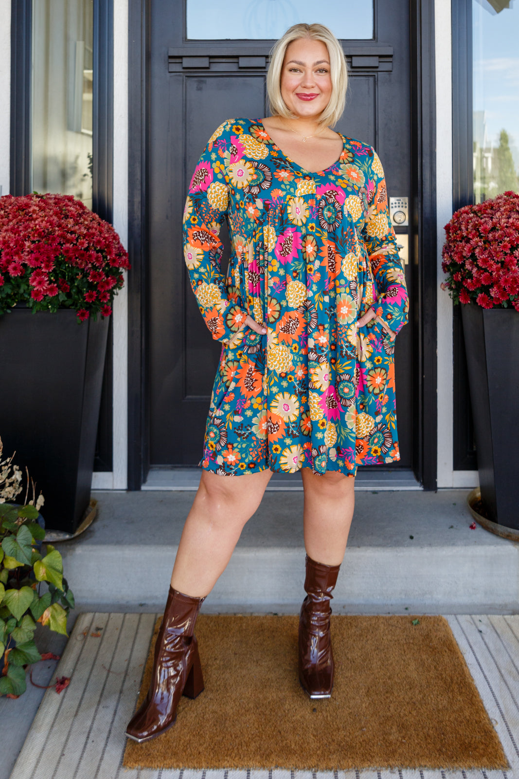 Love Me More Floral Midi Dress - 10/3/2023
