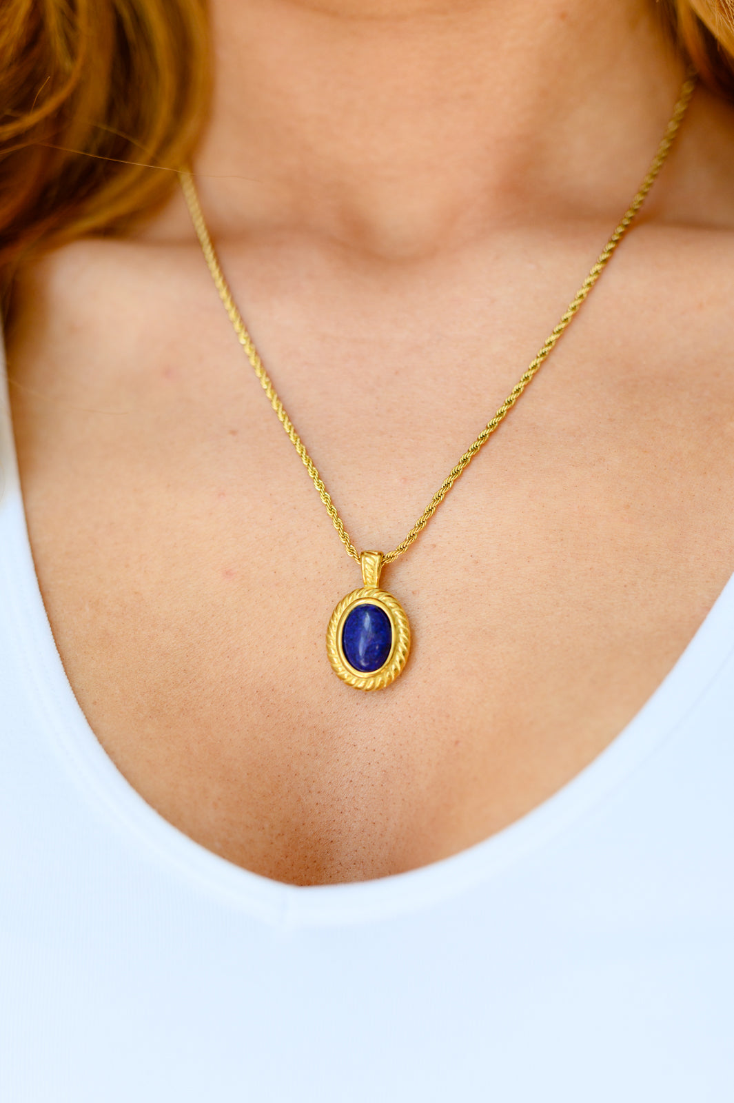 Lovely Lapis Lazuli Pendent Necklace - 5/11/2023