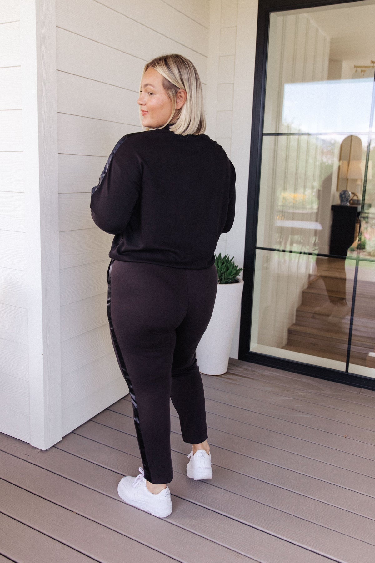 Lysa Satin Stripe Pullover - 8/25/2023