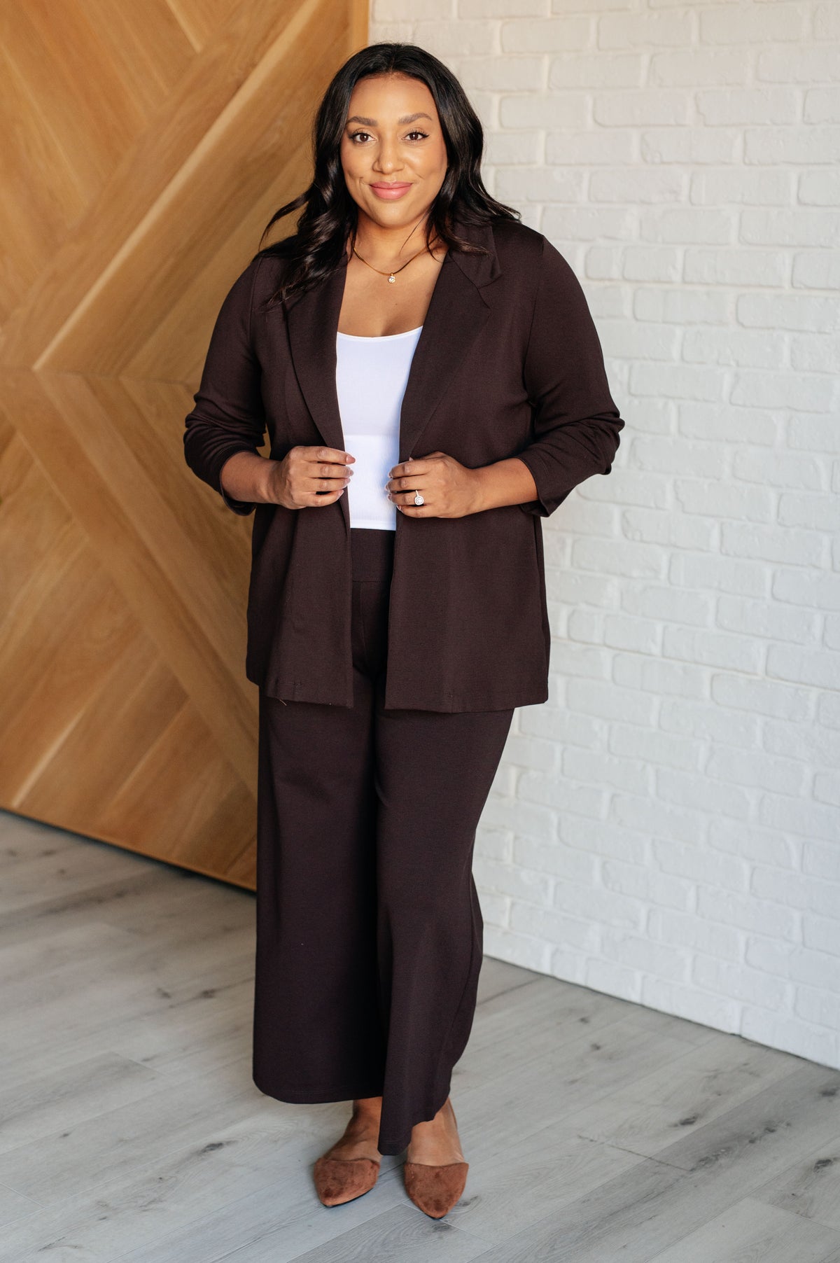 Magic Wide Leg Crop Pants in Chocolate - 9/29/2025