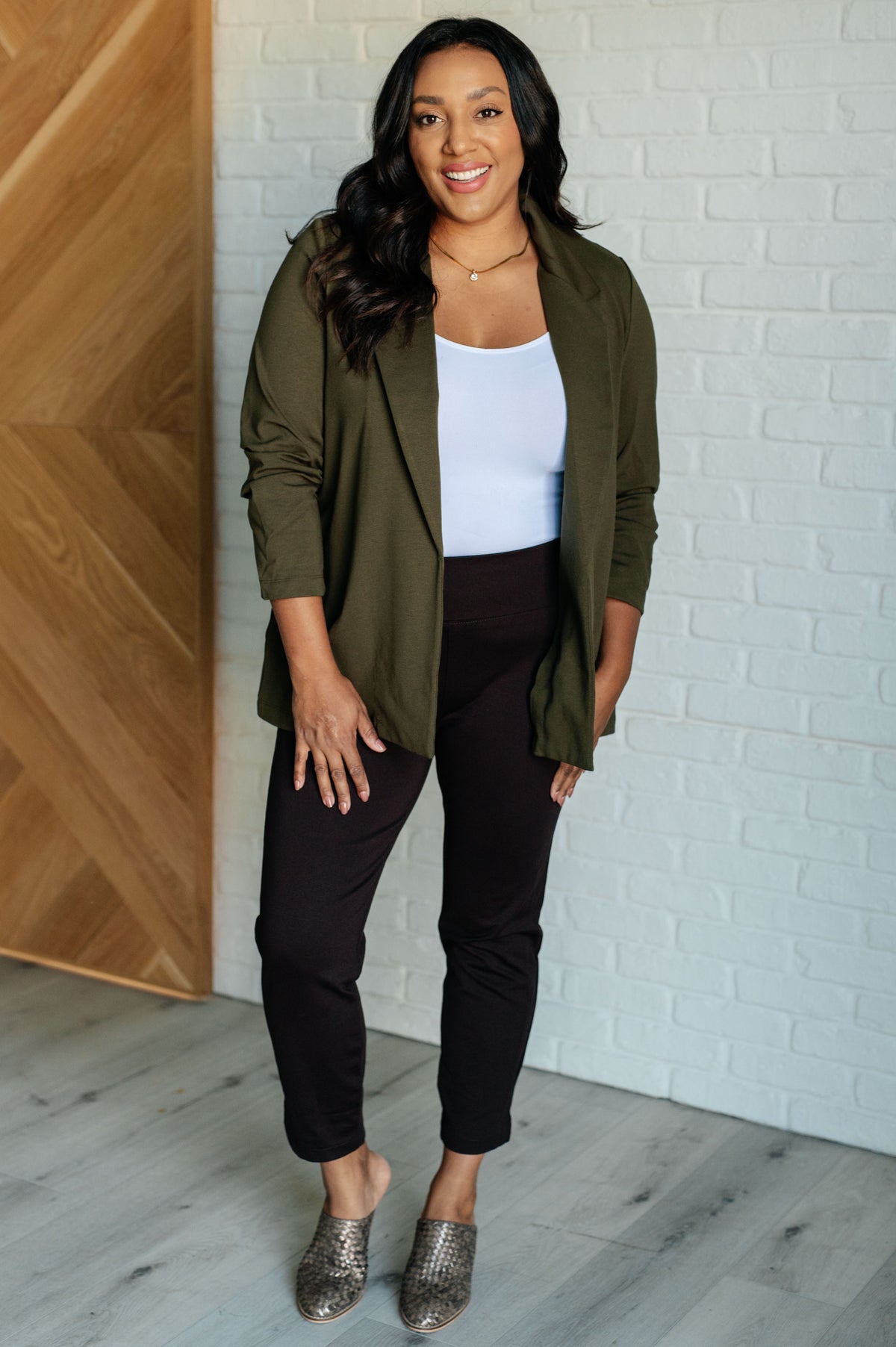 Magic 3/4 Blazer in Olive - 9/22/2025