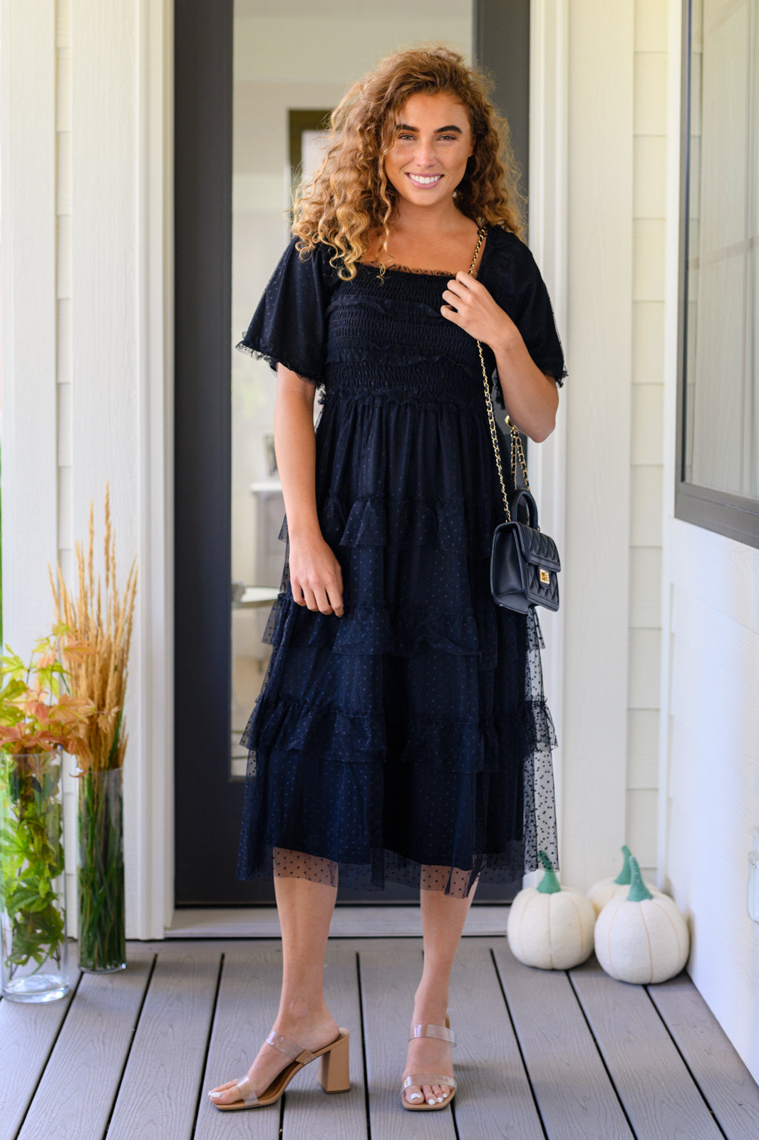 Midnight Waltz Midi Dress - 9/19/2023