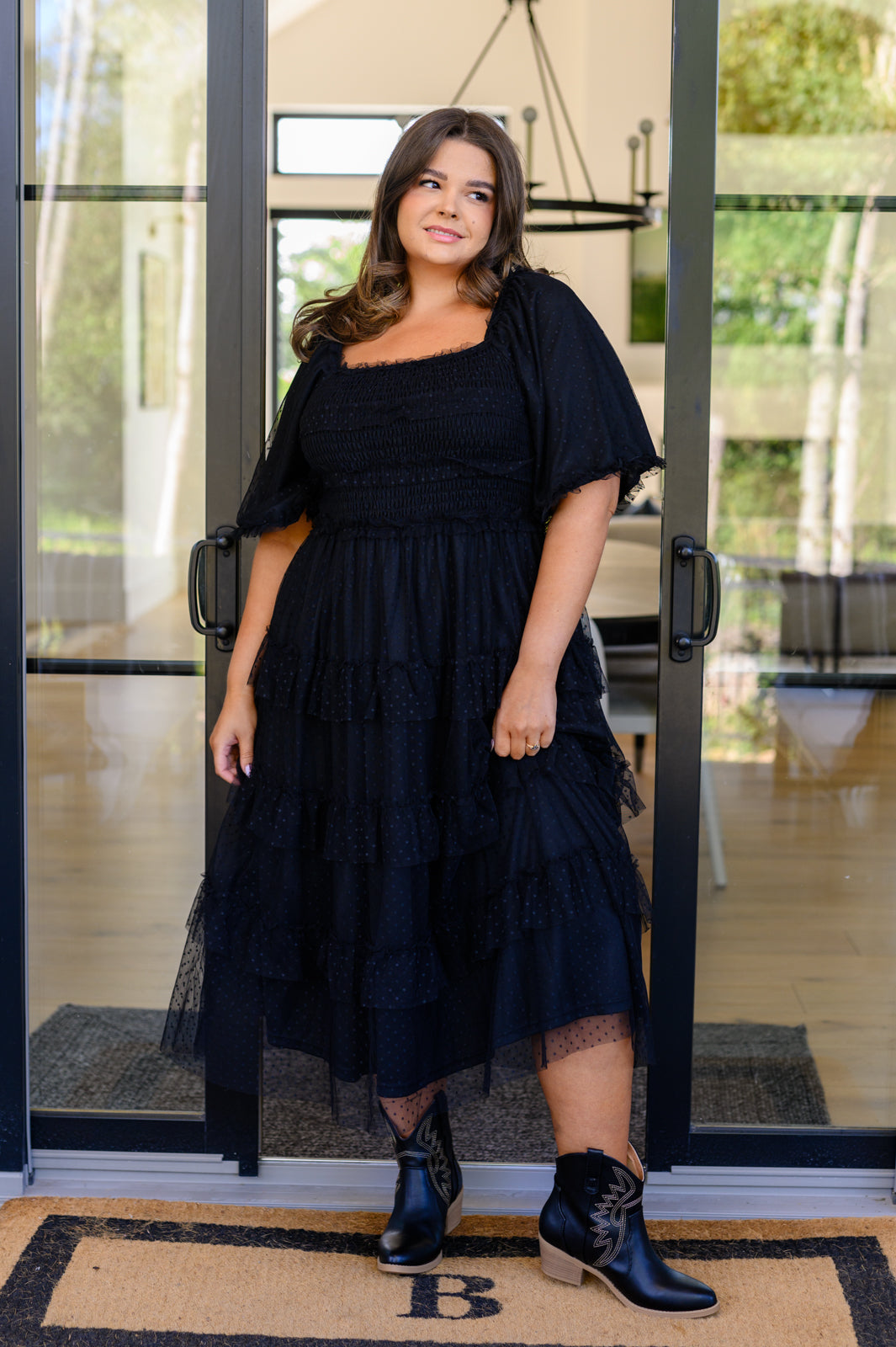 Midnight Waltz Midi Dress - 9/19/2023