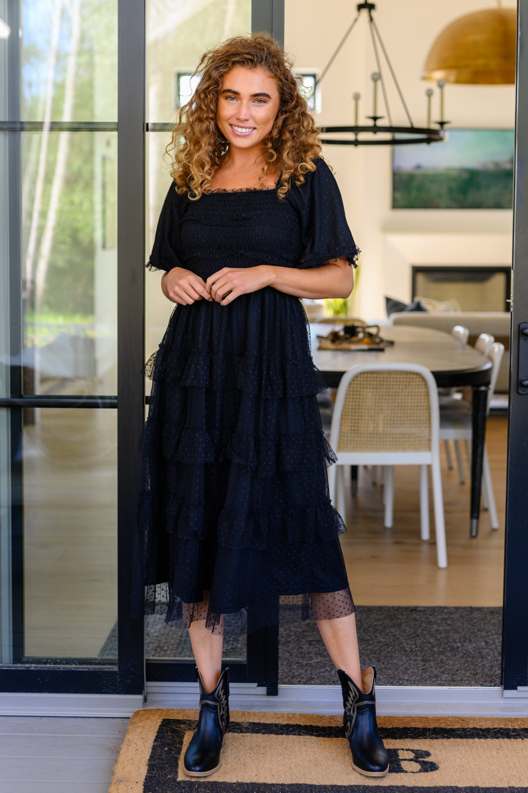 Midnight Waltz Midi Dress - 9/19/2023