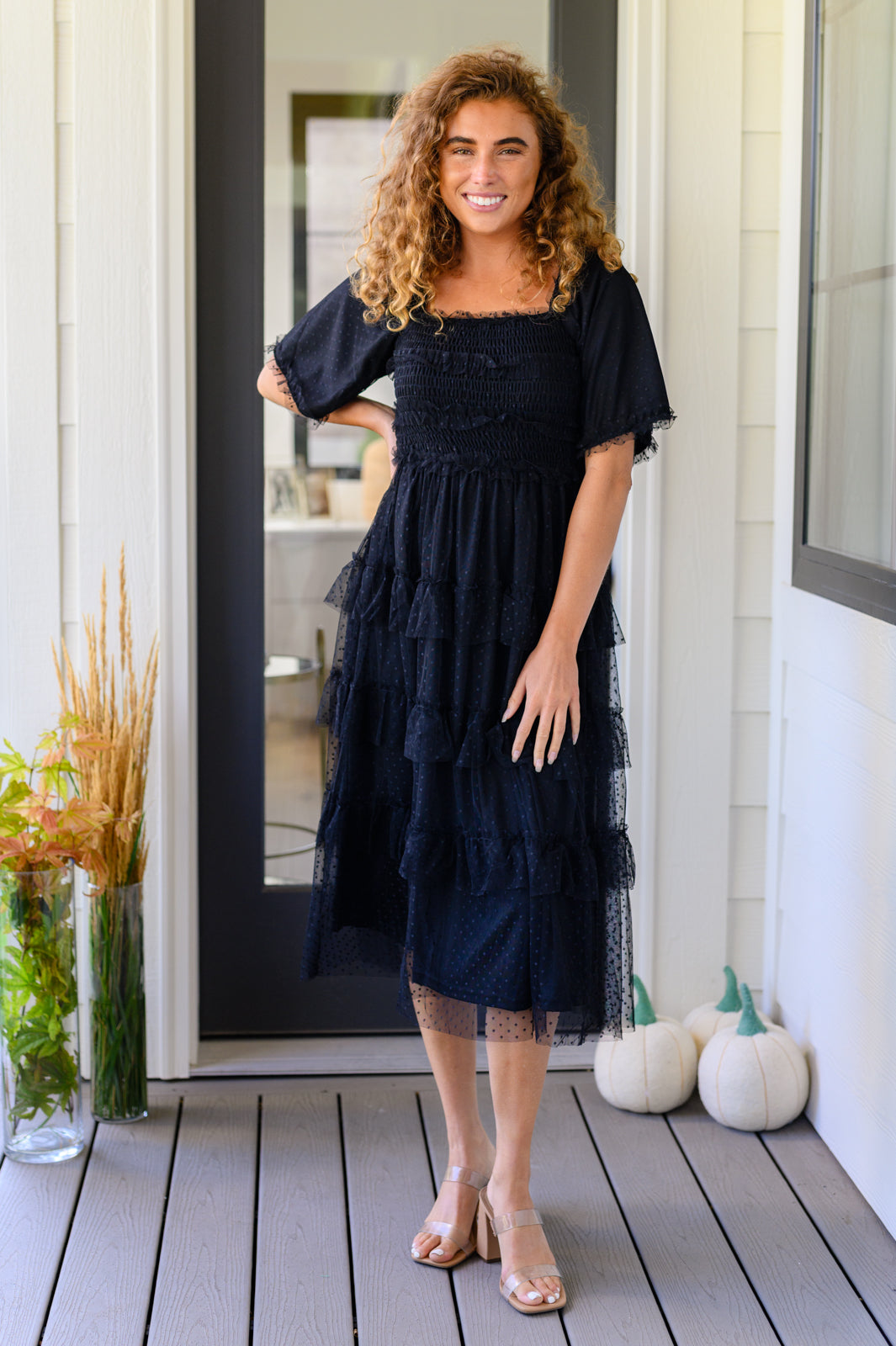 Midnight Waltz Midi Dress - 9/19/2023