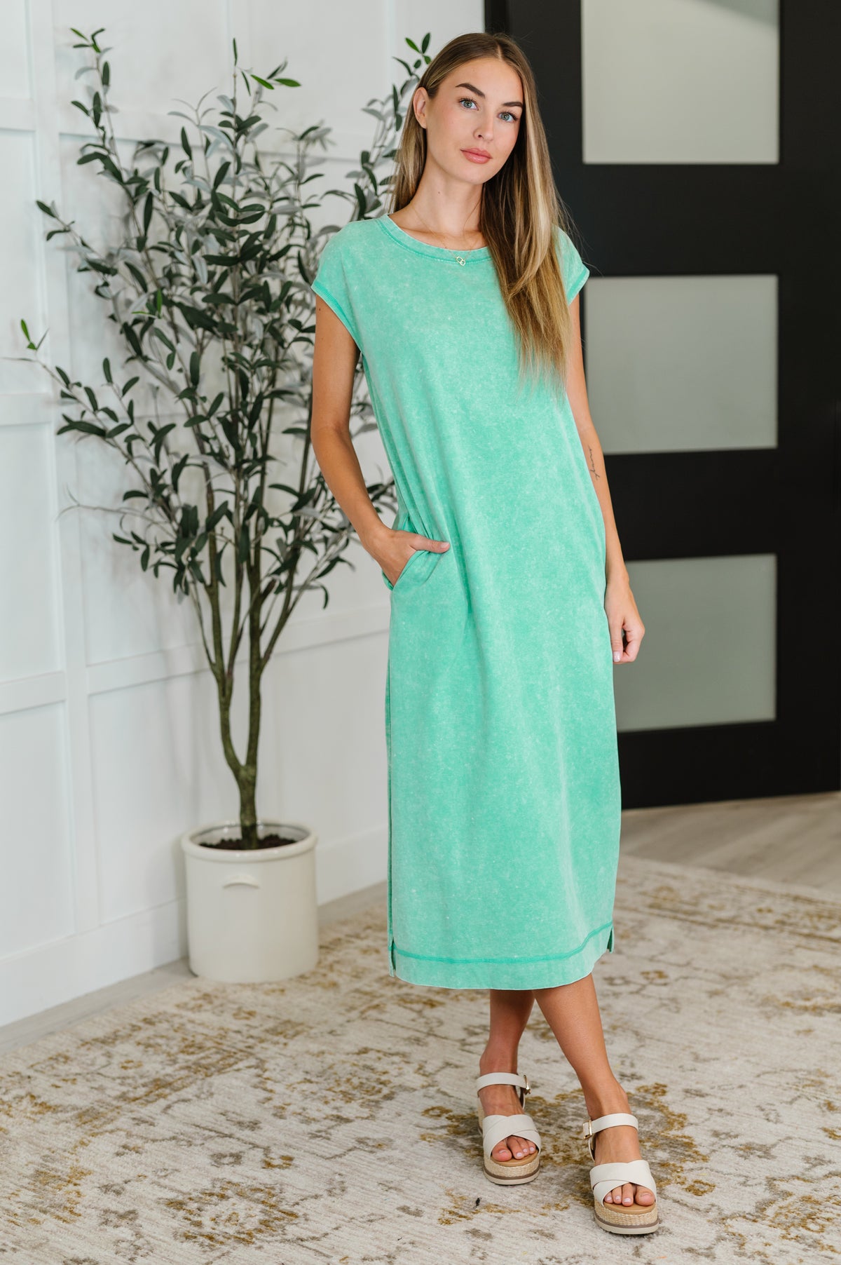 PREORDER: Mineral Wash Relaxed Maxi Tank Dress in Three Colors - Ships in 4 weeks